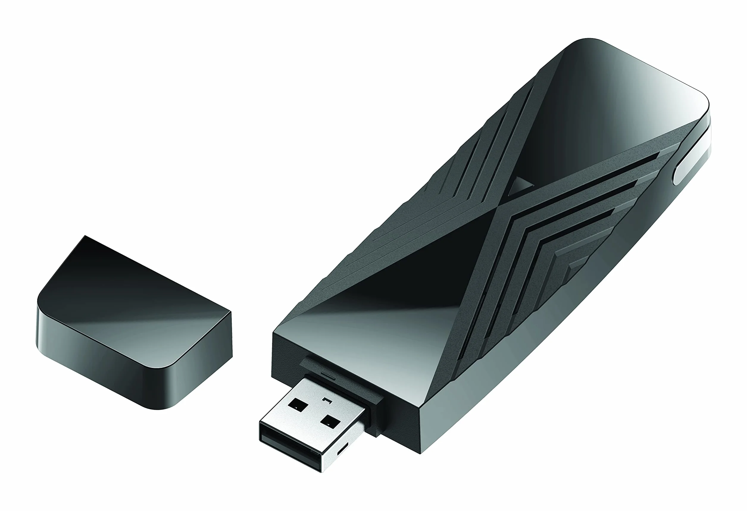 D-Link Adaptador DWA-X1850 AX1800 Wi-Fi 6 USB, 802.11ax, doble banda de 2,4/5 GHz, alta velocidad de 1200 Mbps, OFDMA, MU-MIMO, WPA3, compatible con Windows 10