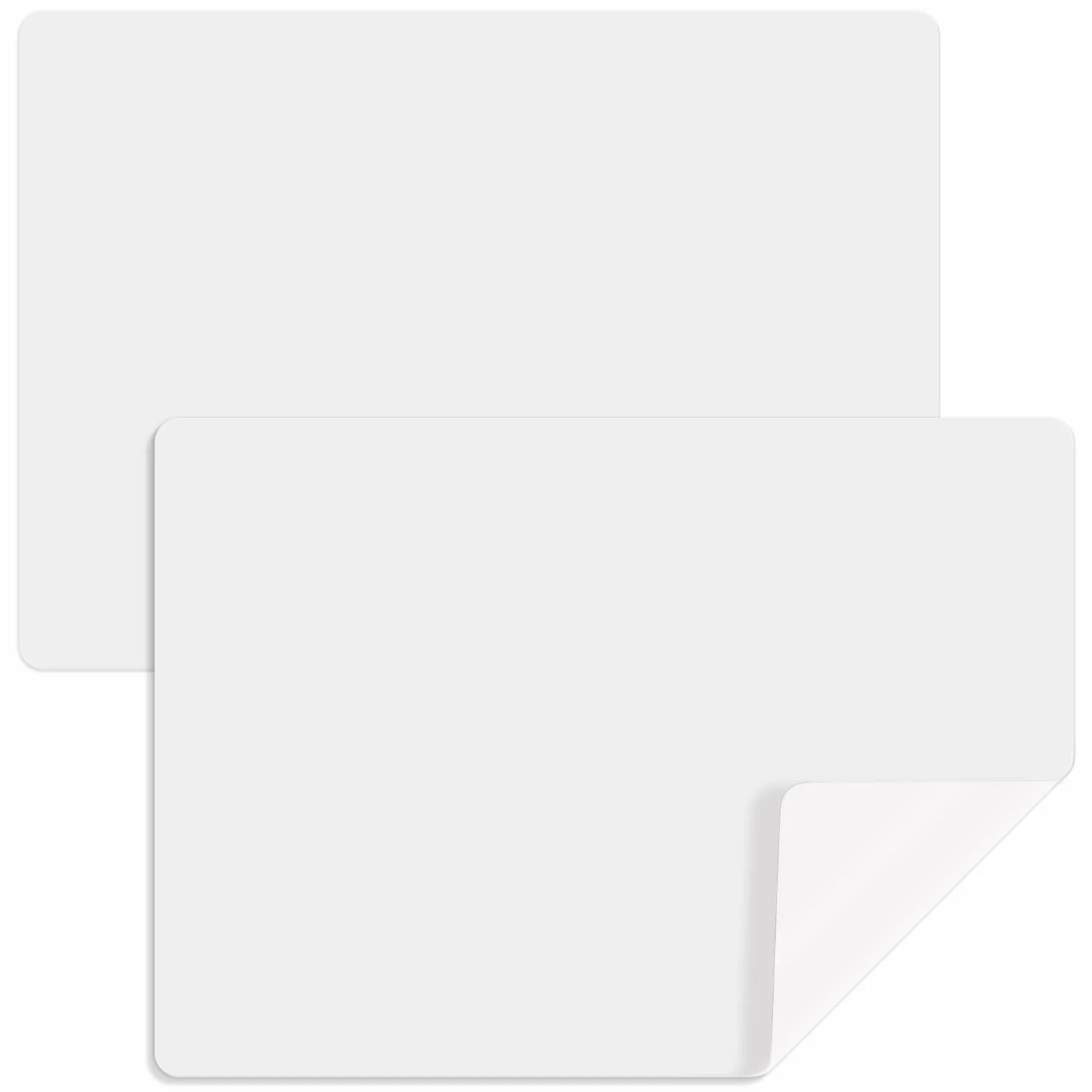 Tapete Silicona Manualidades, 2 Piezas 70x50cm Mantel Silicona para Resina Epoxi, Antideslizante y Antiadherente, Tapete para Manualidades, Pintar Niños (Semitransparente)