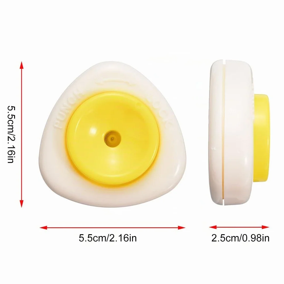Perforador de Huevos 2Pcs Cortadores Semiautomáticos Paletas Perforadas Barra de Cocina
