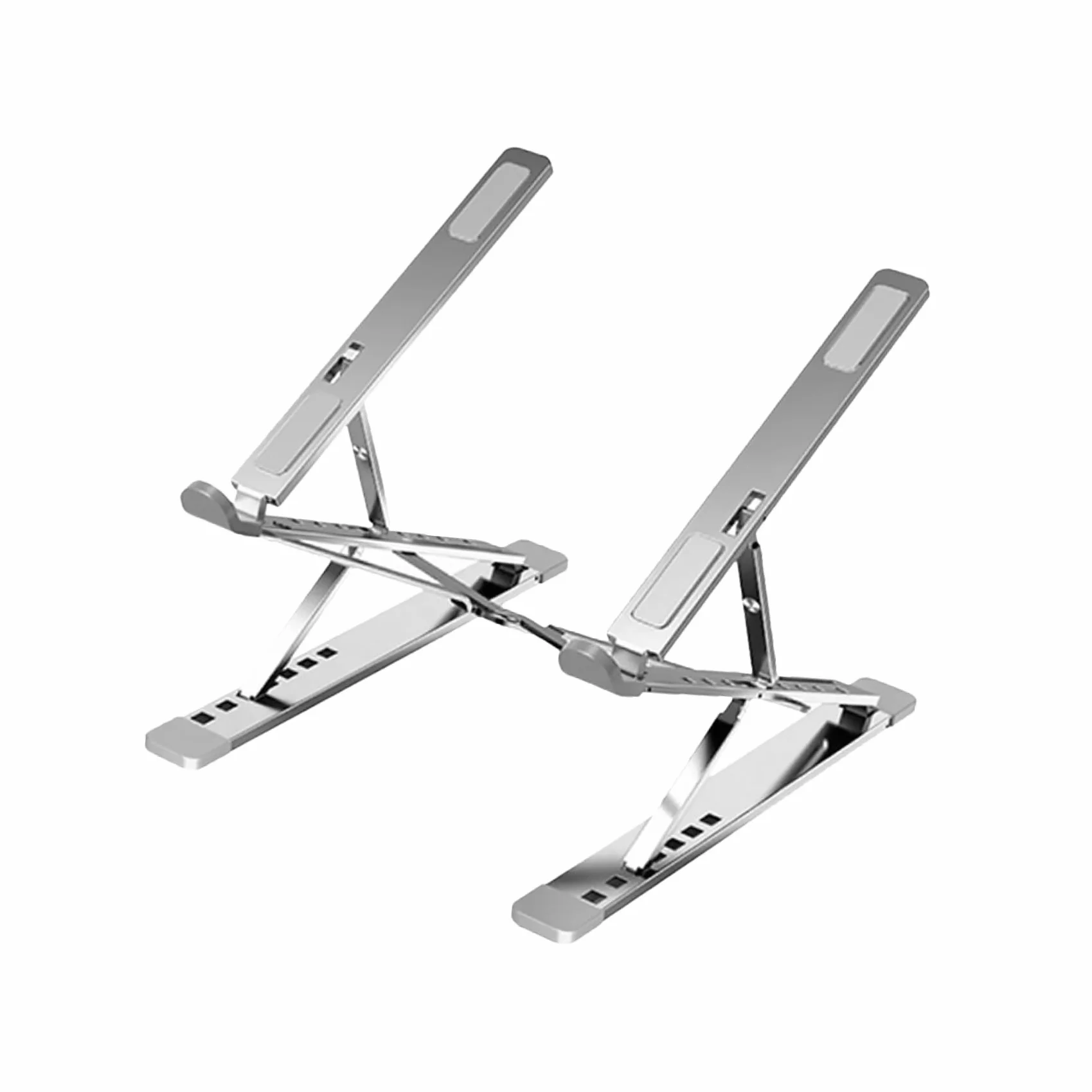 POPETPOP Soporte Portátil para Portátil de Aluminio con Ventilación Base Resistente y Plegable para Escritorio Compatible con Laptops y Tablets Diseño Ergonómico y