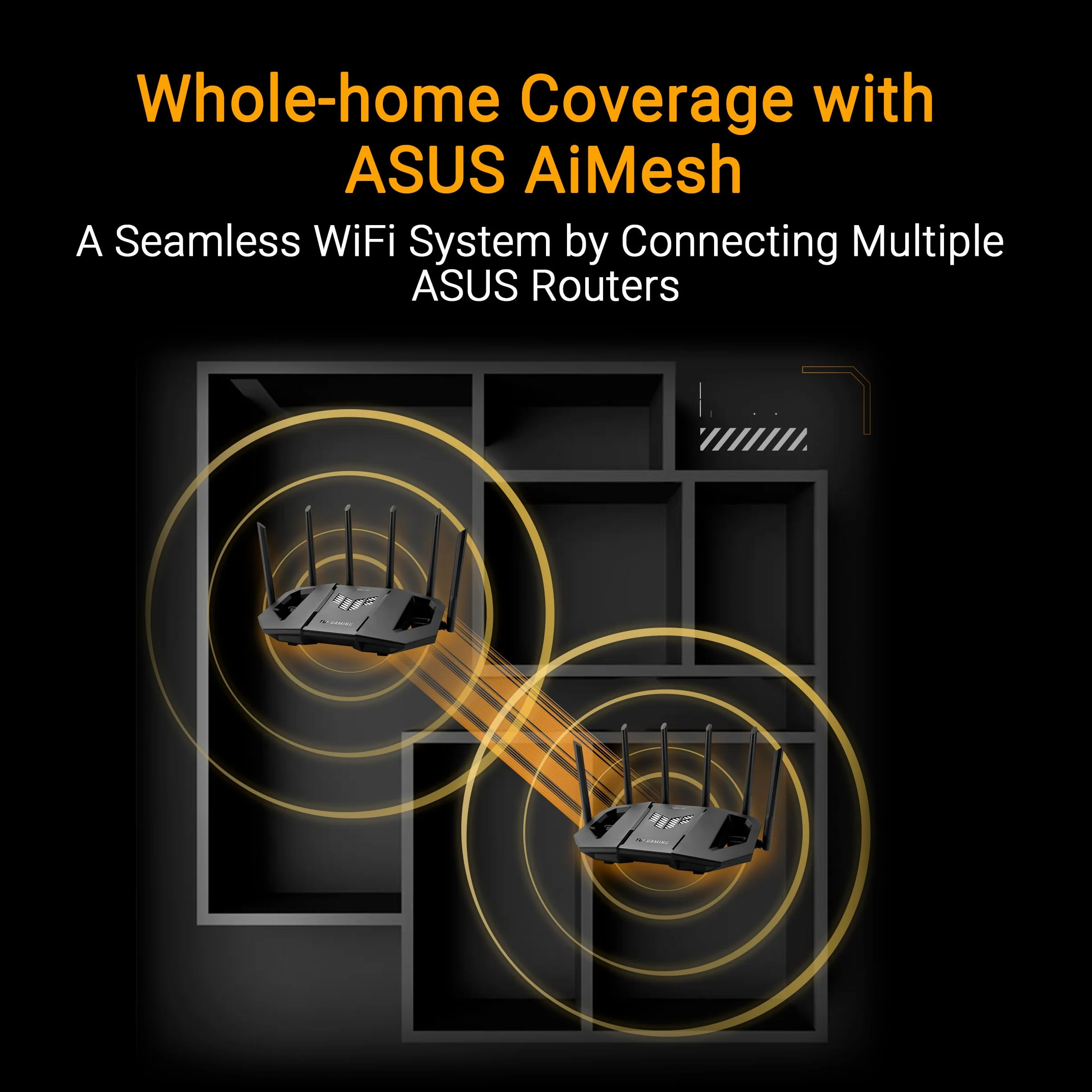 Asus - Routeur TUF Gaming BE9400 WiFi 7 Tri-Bande