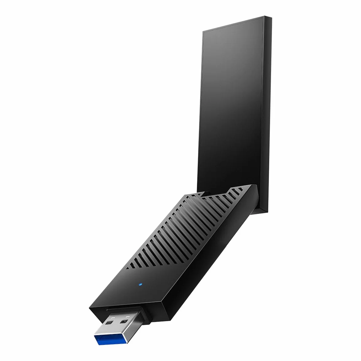 Cudy AXE5400 Adaptador Inalámbrico USB 3.0 de Triple banda Wi-Fi 6E WU5400 para PC, Compatible con Windows 11/10, Antenas de Alta Ganancia, 6 GHz, 1024-QAM, 160 MHz, WPA3