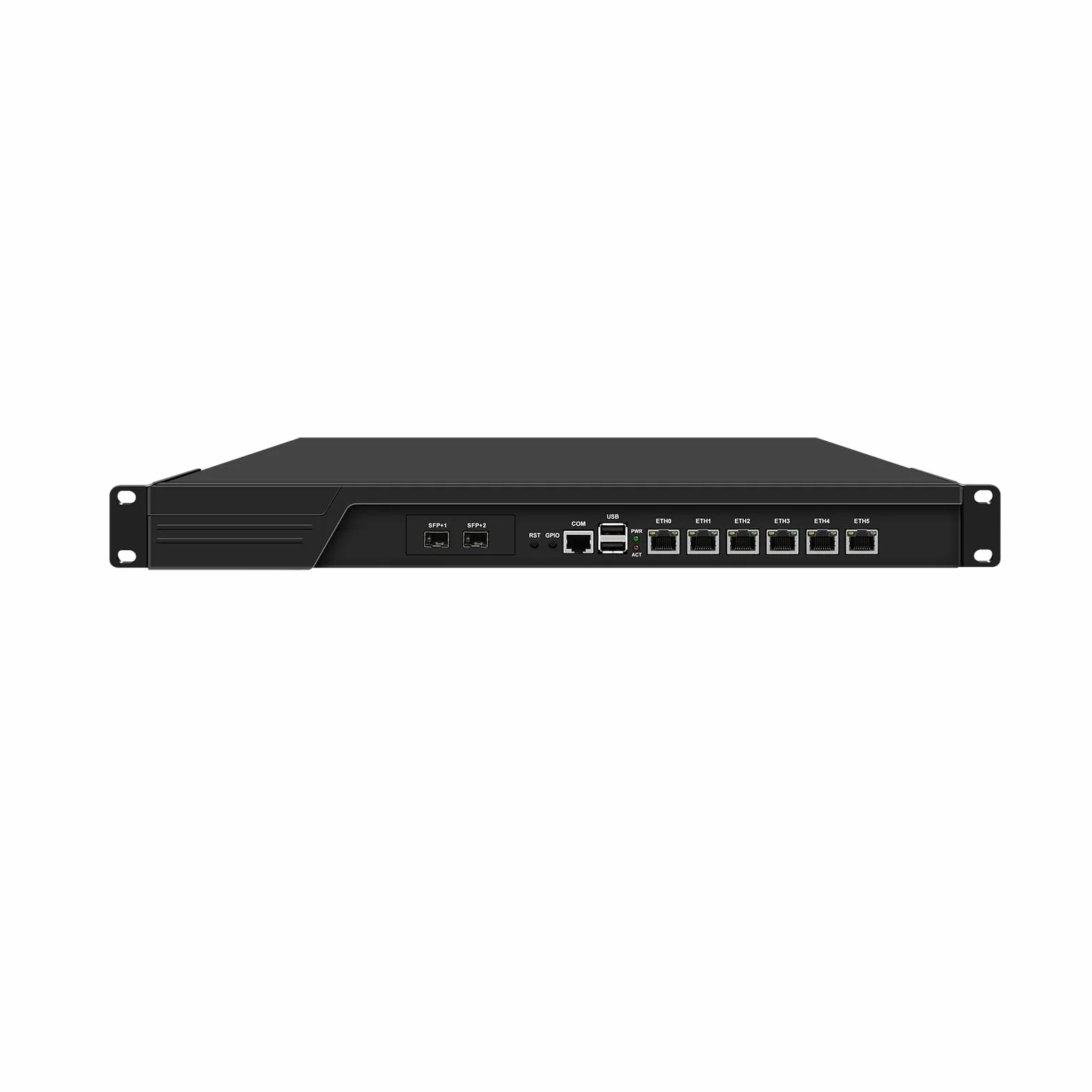 1U Firewall Appliance 10GbE, PFSense, Mikrotik, OPNsense, VPN, 2th Gen I3 2328M, 2350M, 2370M, RJ16, 6 x Intel 2.5GbE I226-V, 2 x SFP+ 82599ES 10GbE, 8G RAM, 64G SSD