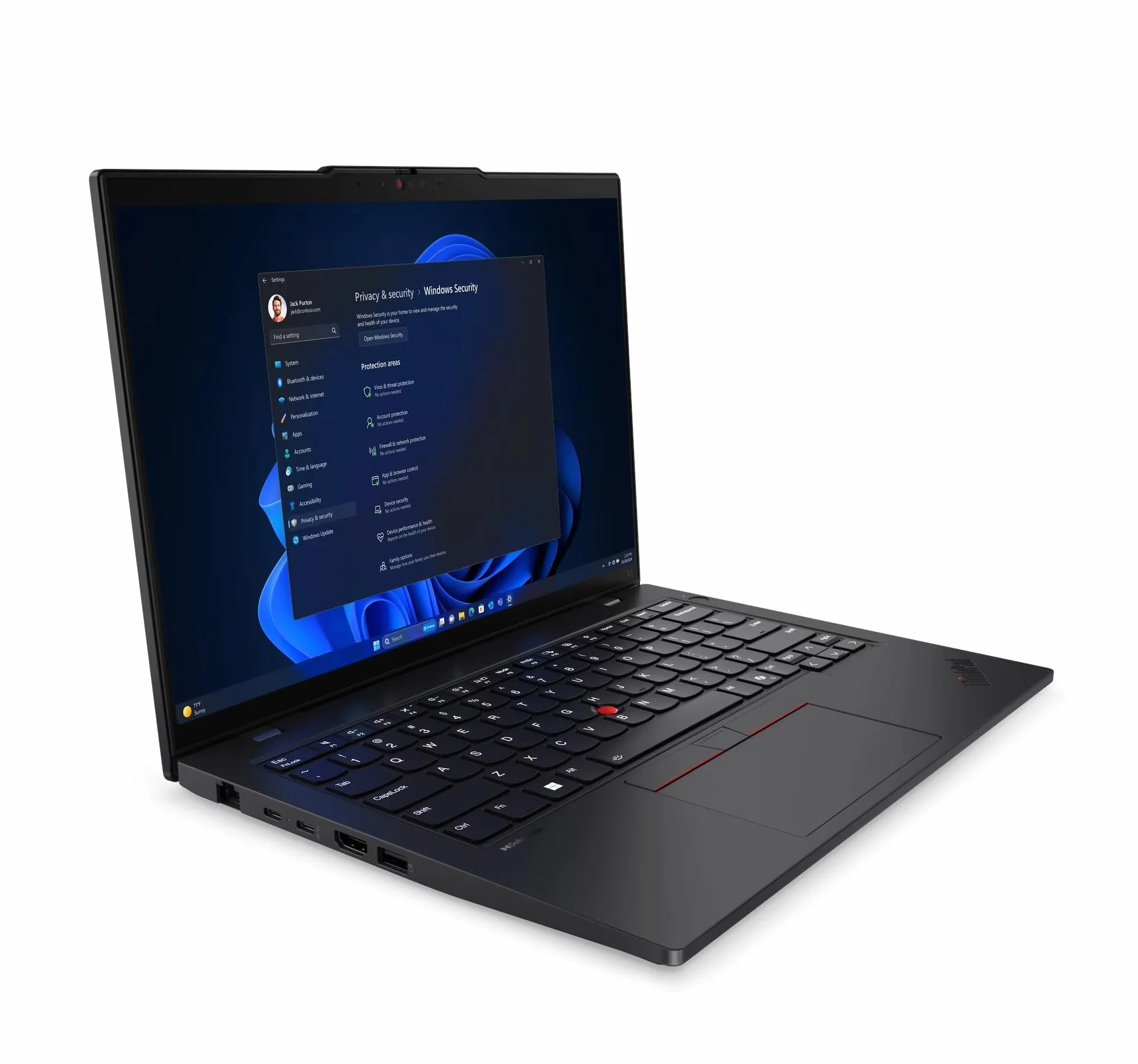 Lenovo Thinkpad L14 - Ordenador Portátil 14” WUXGA (1920x1200) |AMD Ryzen 5 PRO 7535U | 16GB RAM | 512GB SSD | AMD Radeon Graphics | Windows 11 PRO | 1 AÑO ONSITE + ADP |Negro | Teclado QWERTY Español