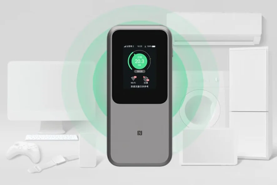ZTE U50 Pro 5G Router portátil WiFi 6 3600Mbps Hotspot-Router con ranura para tarjeta SIM 10000mAh 27W Carga rápida