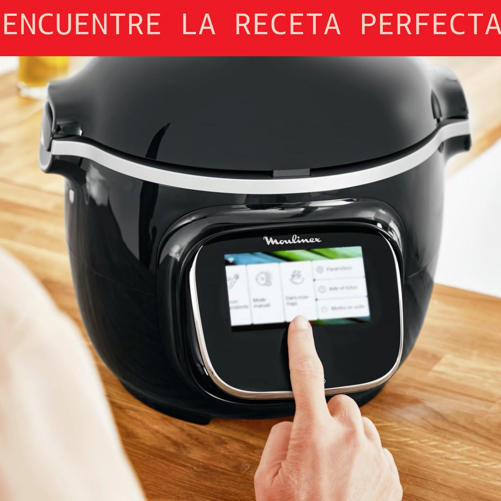 Moulinex Cookeo Touch Wifi Multicooker inteligente 6 L 250 recetas integradas negro