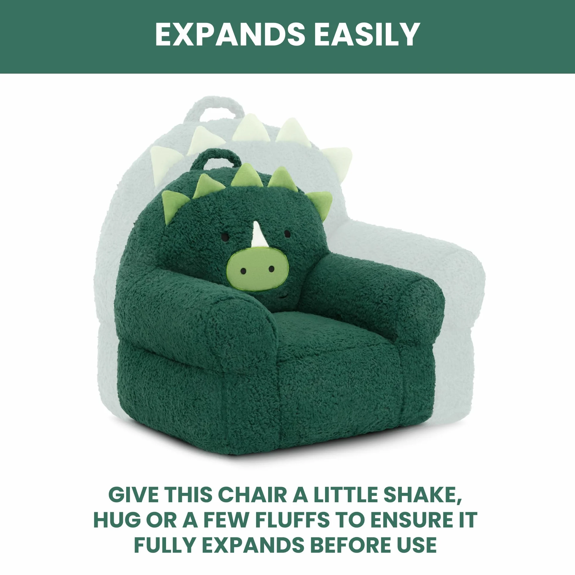 Delta Children Silla Infantil Cozee Buddy Dinosaurio