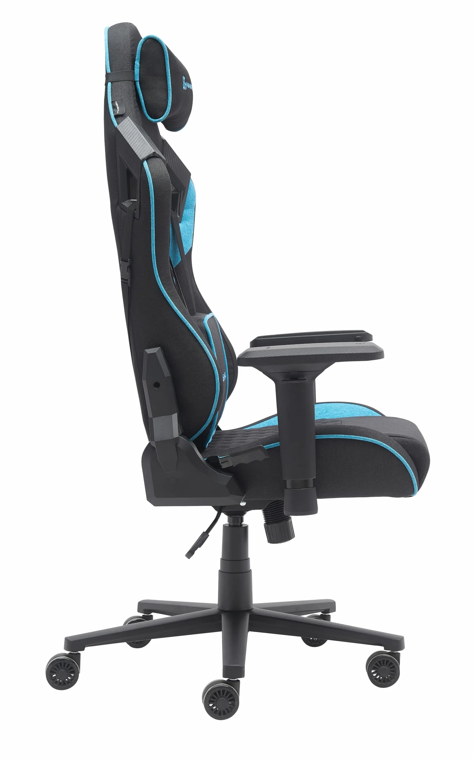 NEWSKILL Takamikura V2 Silla Gaming Ergonómica Reposabrazos 4D Respaldo 180° Tela Transpirable Base Acero Azul