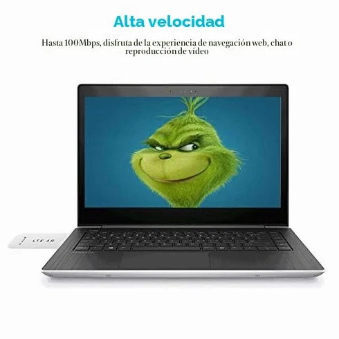 Adaptador de red USB 4G LTE, router módem/stick WiFi inalámbrico para punto de acceso, apto para el sudeste asiático, África y Oriente Medio (con función WiFi).