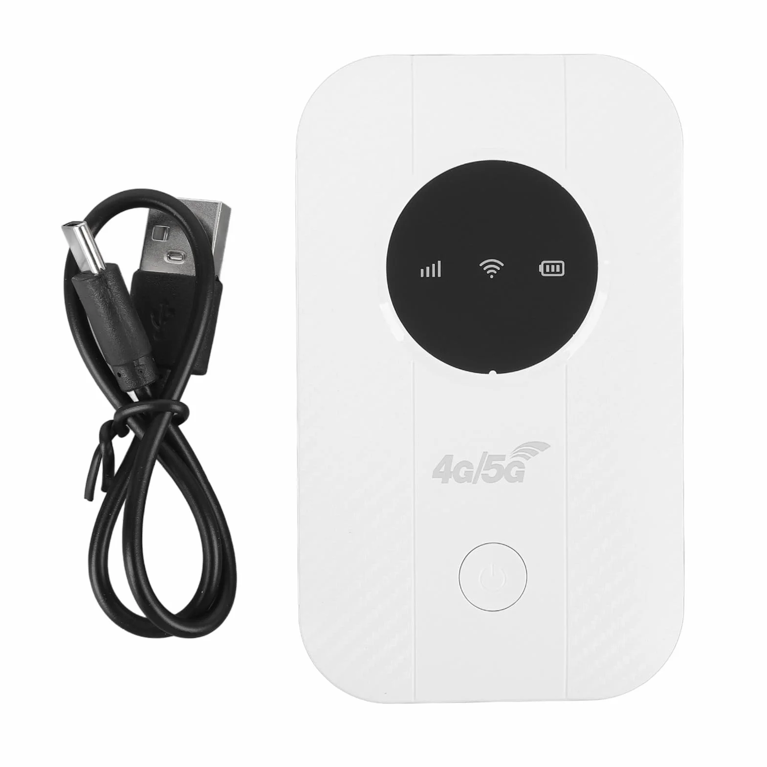 Enrutador de Hotspot Móvil 4G 5G con Ranura de Tarjeta SIM, WiFi de 300 Mbps, 10 Dispositivos Compartido, Enrutador Portátil 4G 5G para Viajes de Negocios Viajeros