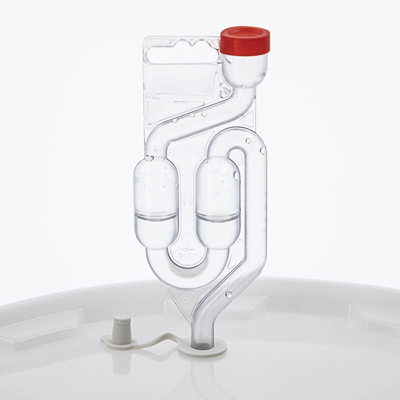 Browin 340439 Recipiente de fermentación transparente 30 L con grifo giratorio y tapa Escala para fermentación de cerveza vino