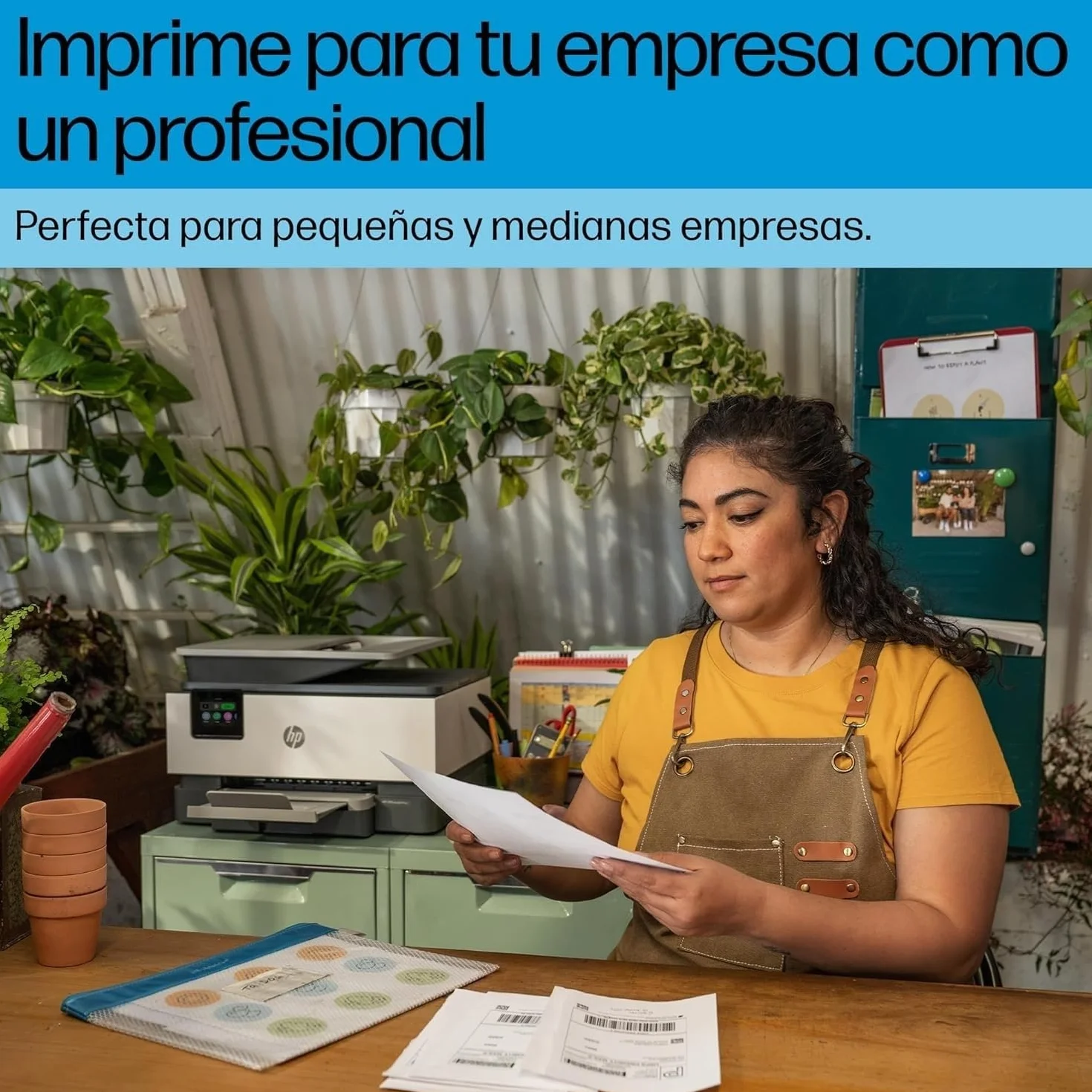 HP OfficeJet Pro 9120e, Impresora multifunción Profesional de inyección de Tinta A4 a Color, Copia, escáner, fax, Wi-Fi, impresión a Doble Cara automática, 22 ppm, 6 Meses Instant Ink, Gris