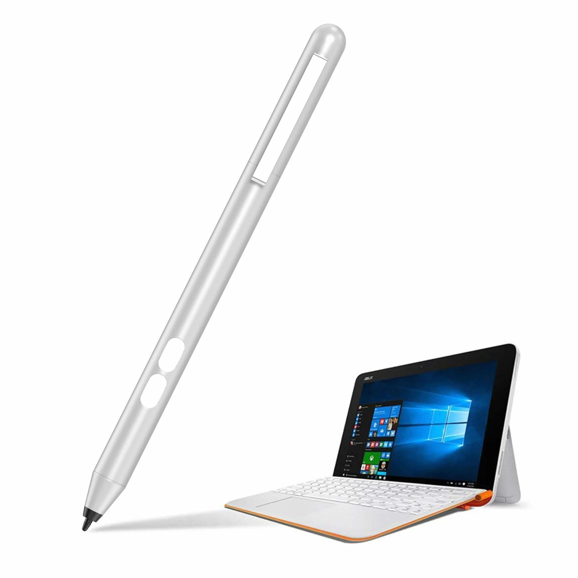 Lápiz Capacitivo para Dispositivos ASUS con Pantalla táctil, Nivel de presión 1024 (2500 Horas de duración de la batería), lápiz Capacitivo con ASUS SA203H para ZenBook y VivoBook Slate
