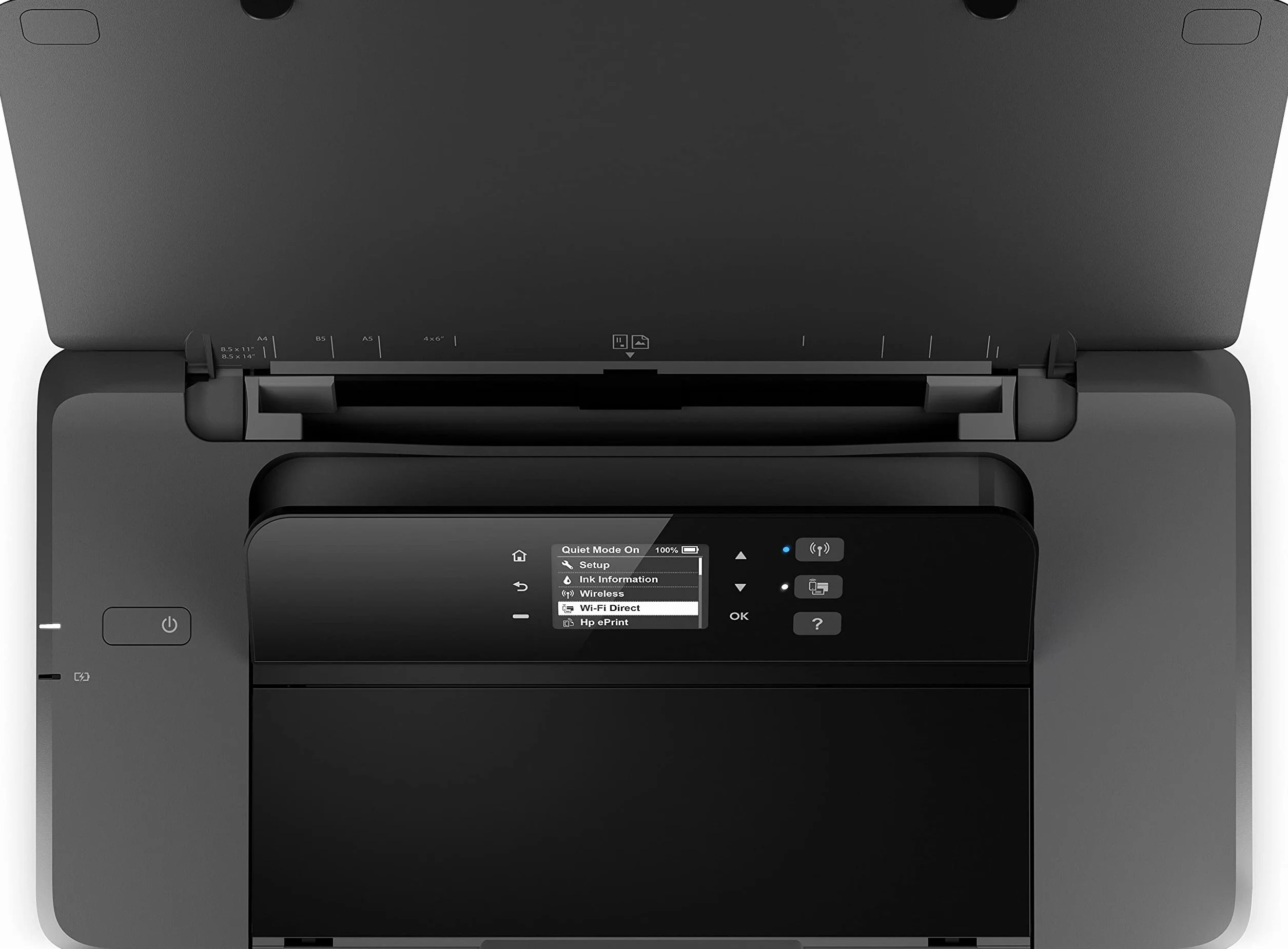 HP OfficeJet 200 Mobile - Impresora Portátil Tinta, USB 2.0, Wi-Fi Direct, Smart App, Negro