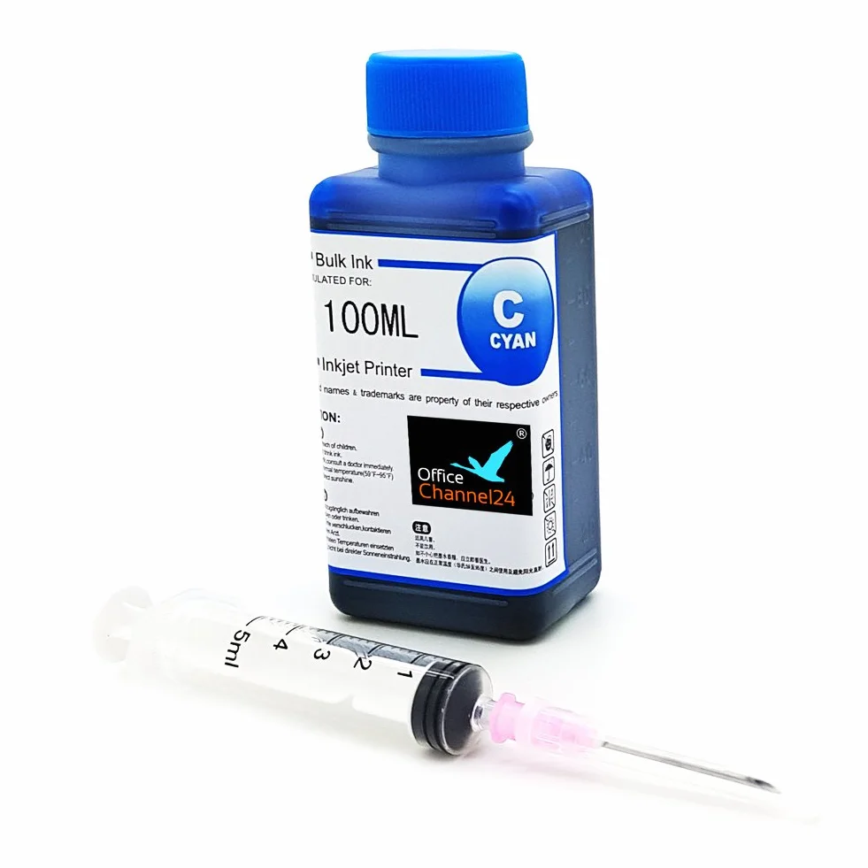 Kit de Recarga de Tinta 550 ml Compatible con Cartuchos HP 301 y 301XL – Incluye Negro, Cian, Magenta y Amarillo – Apto para impresoras HP DeskJet, Envy y OfficeJet indicadas