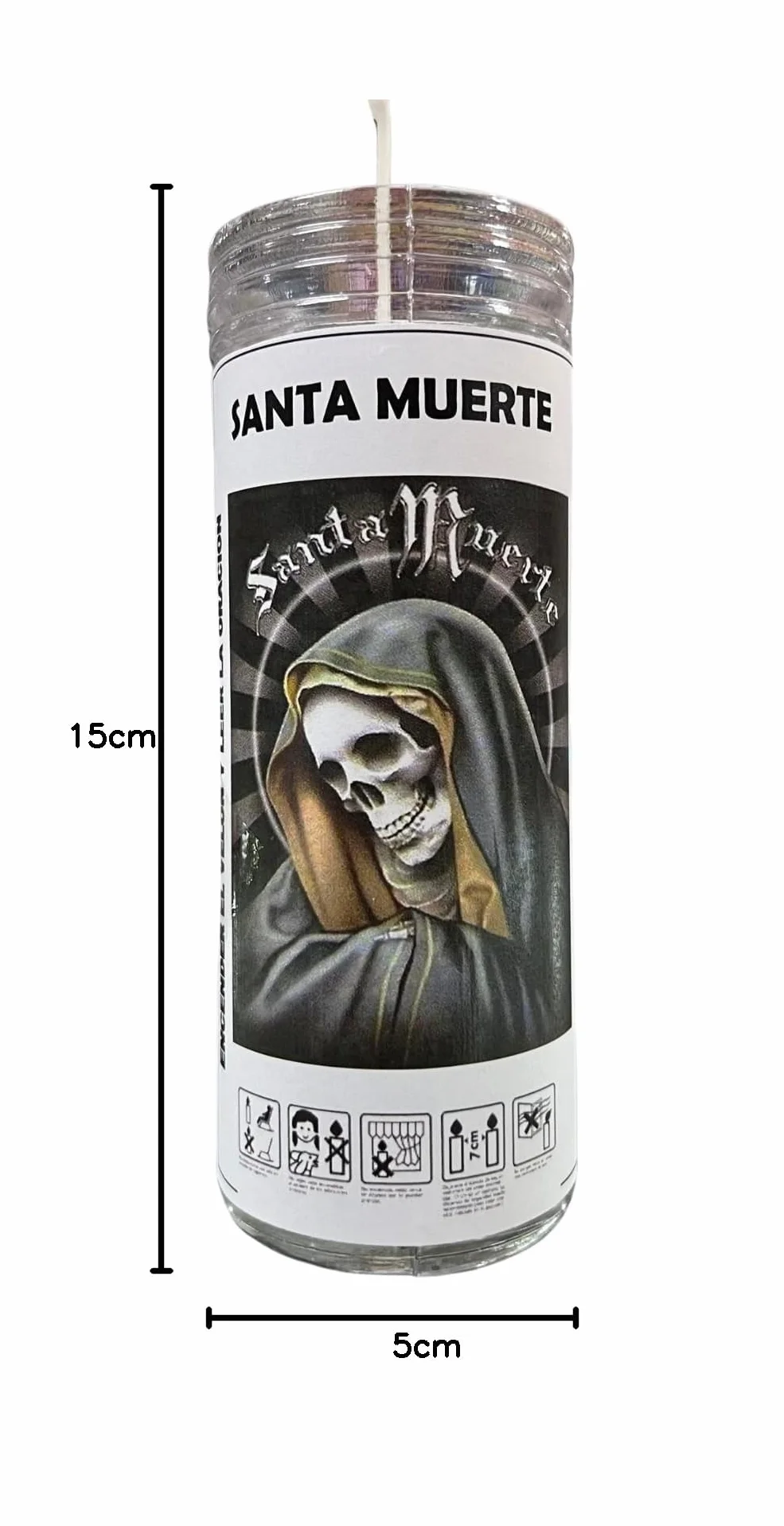 Velón Santa Muerte Petición Urgente Vela Especial Aceite Oración Resolver Casos Desesperados