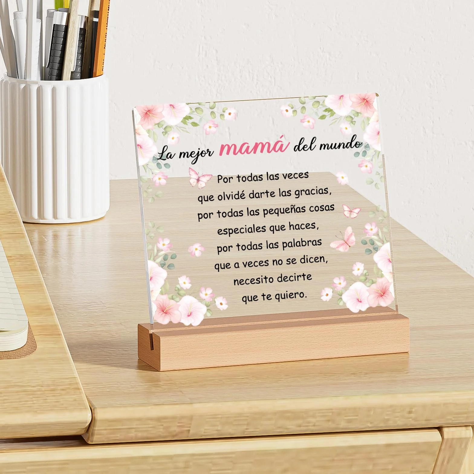Regalo Madre, Placa Acrílica, Regalos Originales para Mama