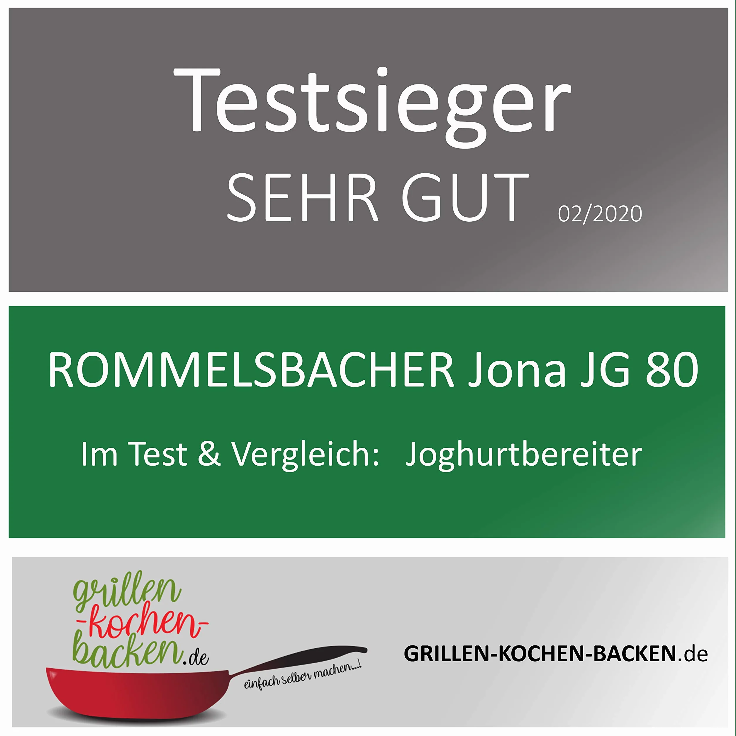 Rommelsbacher Yogurt Cream Cheese Maker JG 80 Black Silver