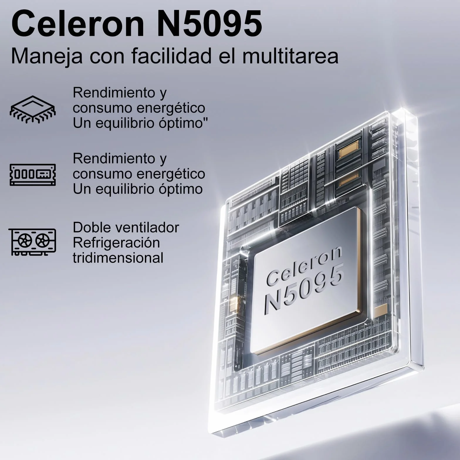 Ordenador Portátil 14 Pulgadas Celeron N5095 Upto 2,9 GHz Portatiles 8GB RAM 256GB SSD TF 1TB LPDDR4 Win11 5G WiFi 1920*1080 FHD mini HDMl Laptop Película Protectora Español - Morado Cuerpo Metálico5
