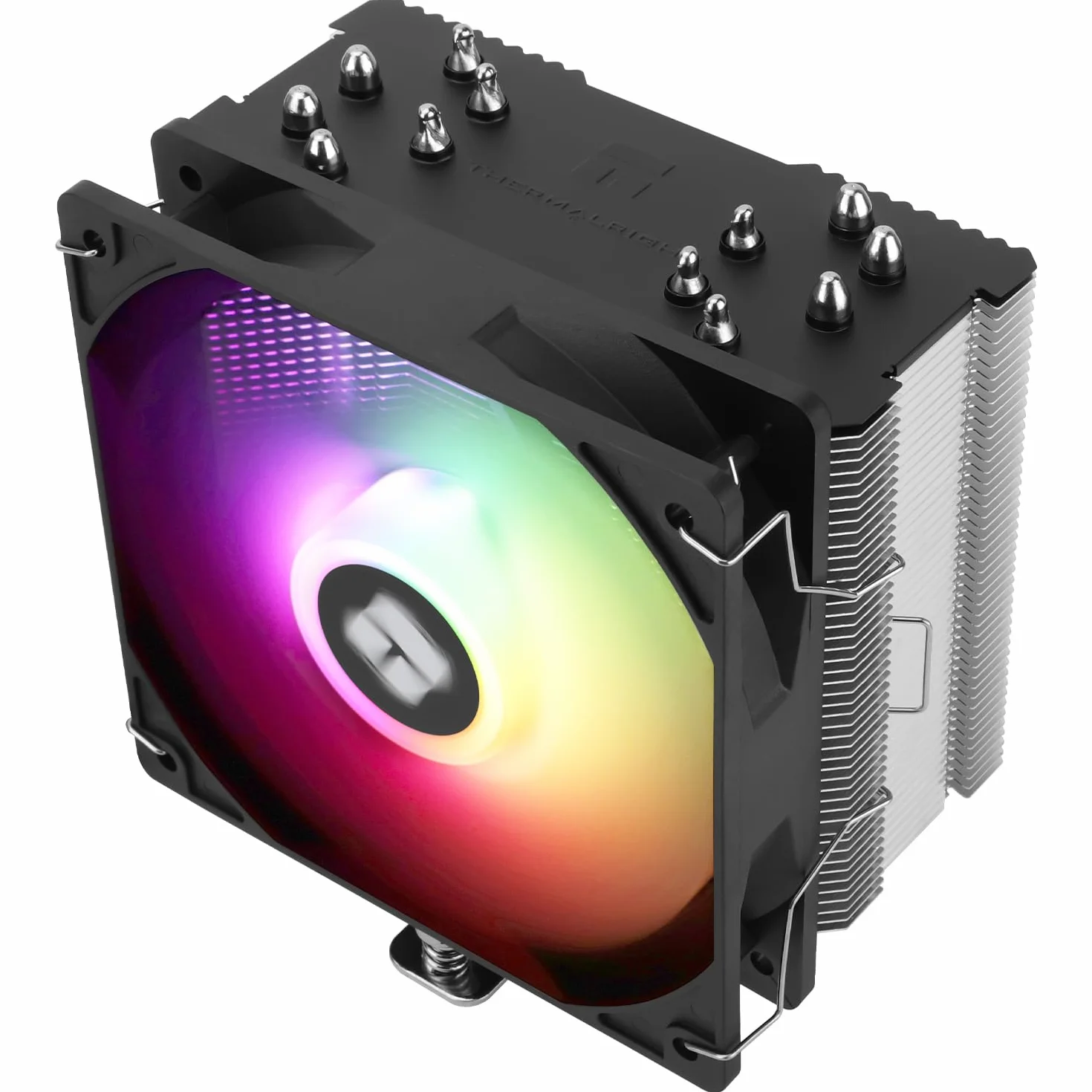 TR-Thermalright Burst Assassin 120 SE ARGB,Enfriador de aire para CPU,6 tubos de calor de 6mm,Ventilador para CPU TL-C12C-S PWM,Silencioso, Velocidad 1550RPM,Para AM4/AM5,Intel LGA1700/1851/115x/1200