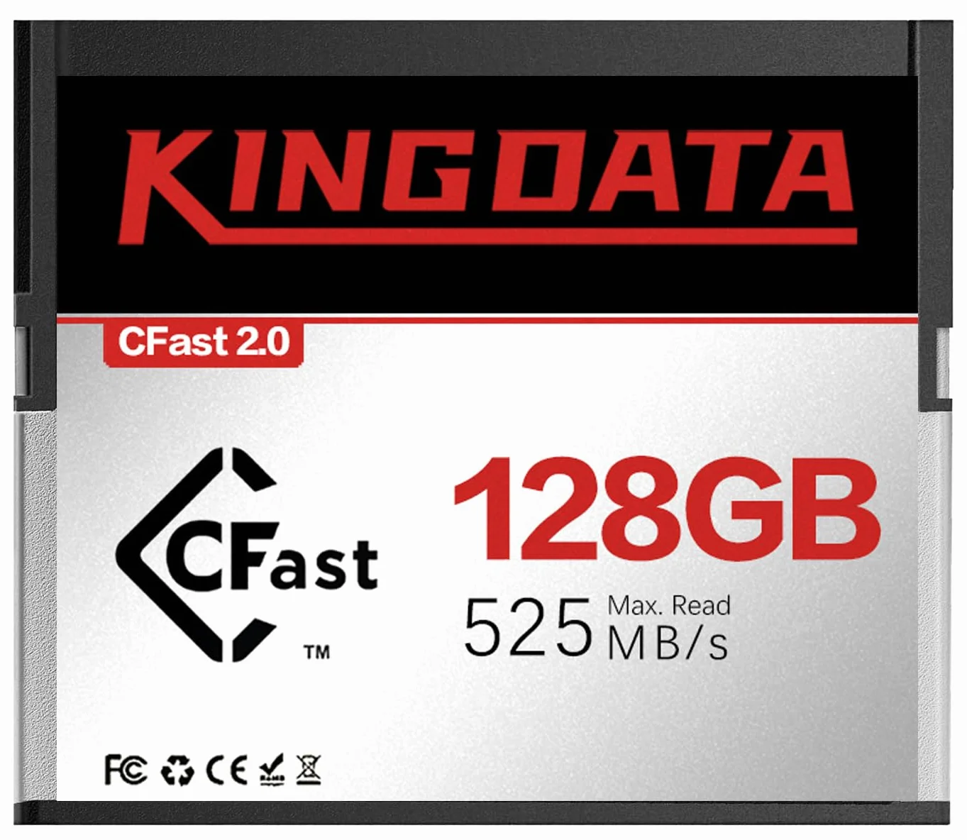 CFast 2.0 Tarjeta de Memoria 128GB CF Alta Velocidad Lectura hasta 525MB/s para Video 6K, para Cámaras Can on y Cámaras de Cine So NY