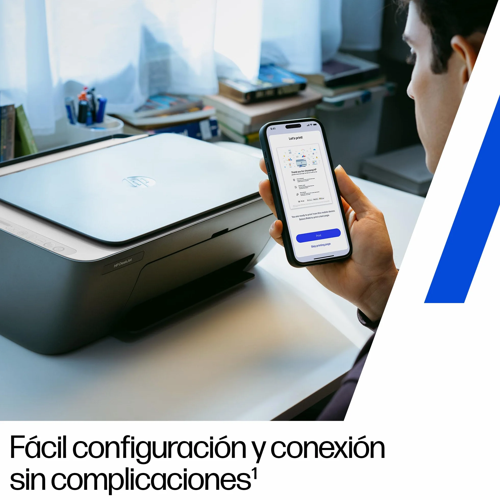 HP DeskJet 2920 Impresora Multifunción Inyección Tinta Color Inalámbrica Wi-Fi Doble Banda Negro