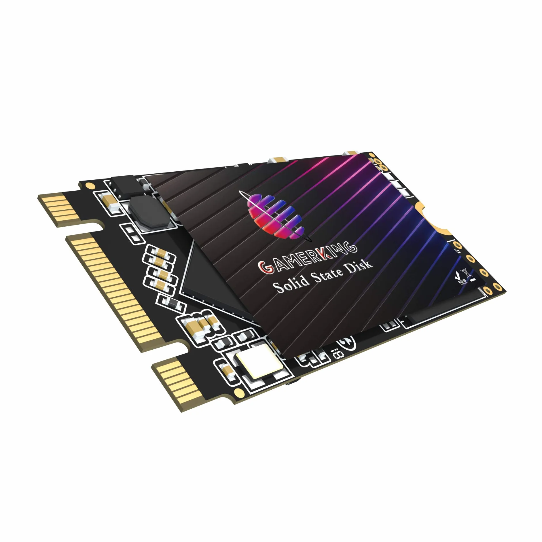 GAMERKING SSD M.2 2242 - Unidad interna de estado sólido de 256 GB Ngff de 1 TB, 512 GB, 128 GB, 64 GB, para computadoras portátiles de escritorio, SATA III 6 Gb/s, disco duro de alto rendimiento (256