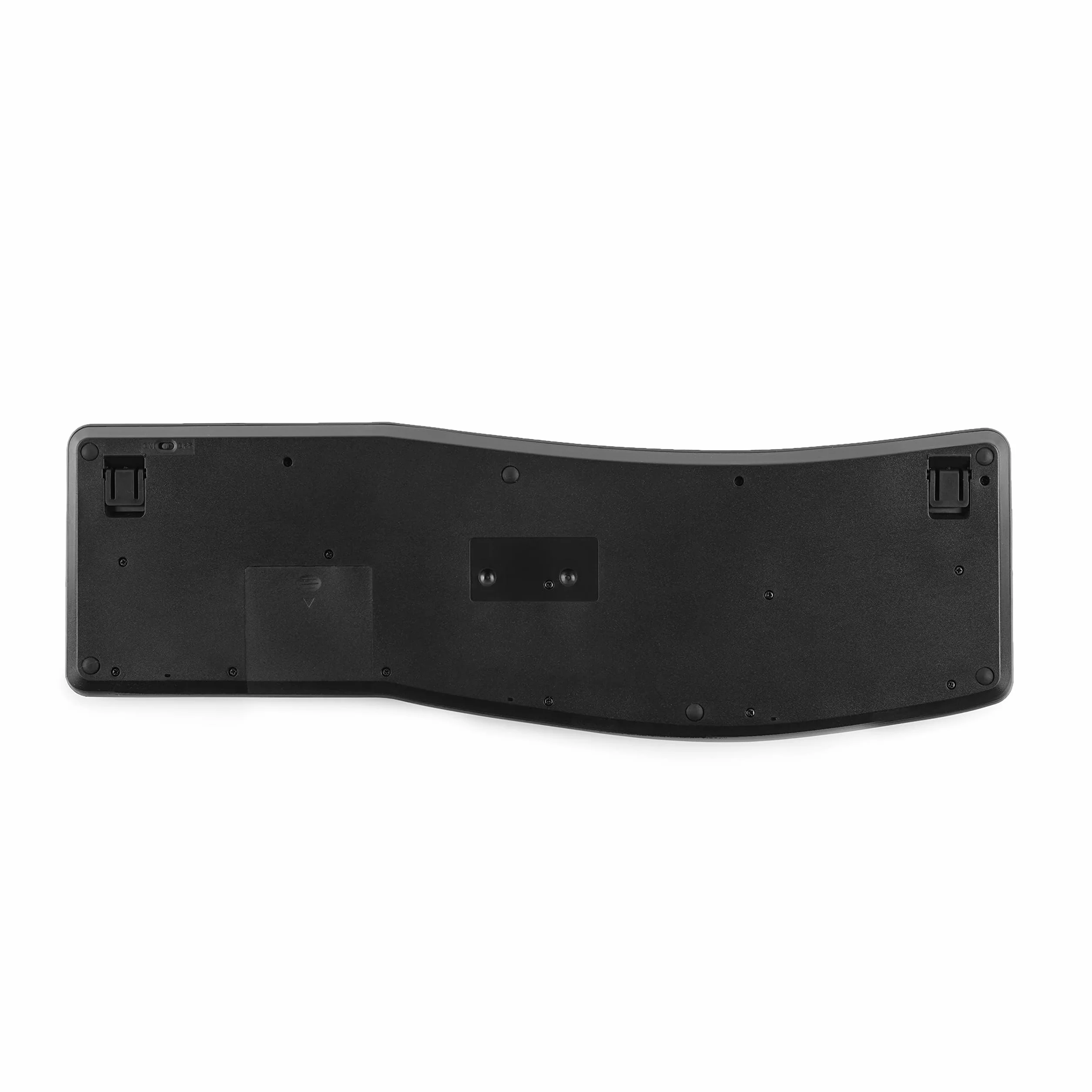 Amazon Basics Conjunto de Teclado y ratón inalámbricos ergonómicos (Teclado español), Negro