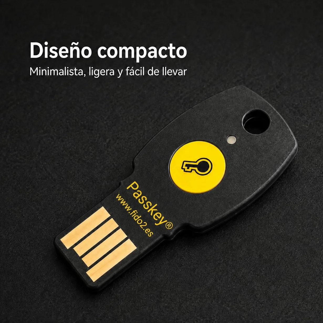 FIDO2 + U2F - USB A Y C - PassKey® FIDO2 Basic - FIDO2 Certified - ChipNet ID -Empresa Española con Soporte Personal.
