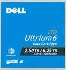 Dell LTO-6 Tape 2.5tb/6.25tb, Dell Lto-6 Ultrium, Part # 342-5450/ 3w22t