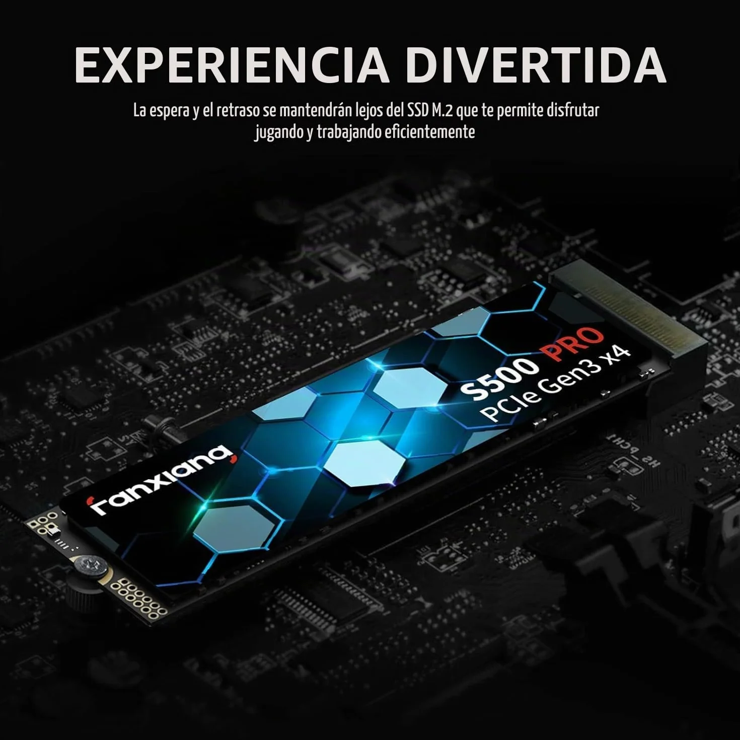 fanxiang SSD M.2- SSD 256GB NVMe PCIe Gen3x4 2280, hasta 3000 MB/s, M.2 256GB NVMe con Pasta térmica de grafeno,caché SLC 3D NAND TLC,Discos Duros Sólidos Internos