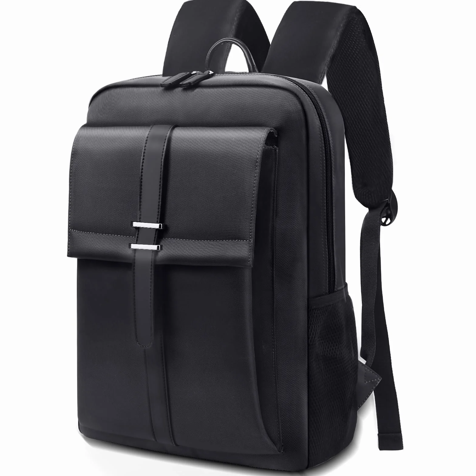 Dobaly Mochila Impermeable Hombre para Portátil 15.6 pulgadas - mochila de día para mujer, color tipo Casual para Viajes, Ciclismo, Escuela Uni, Negro