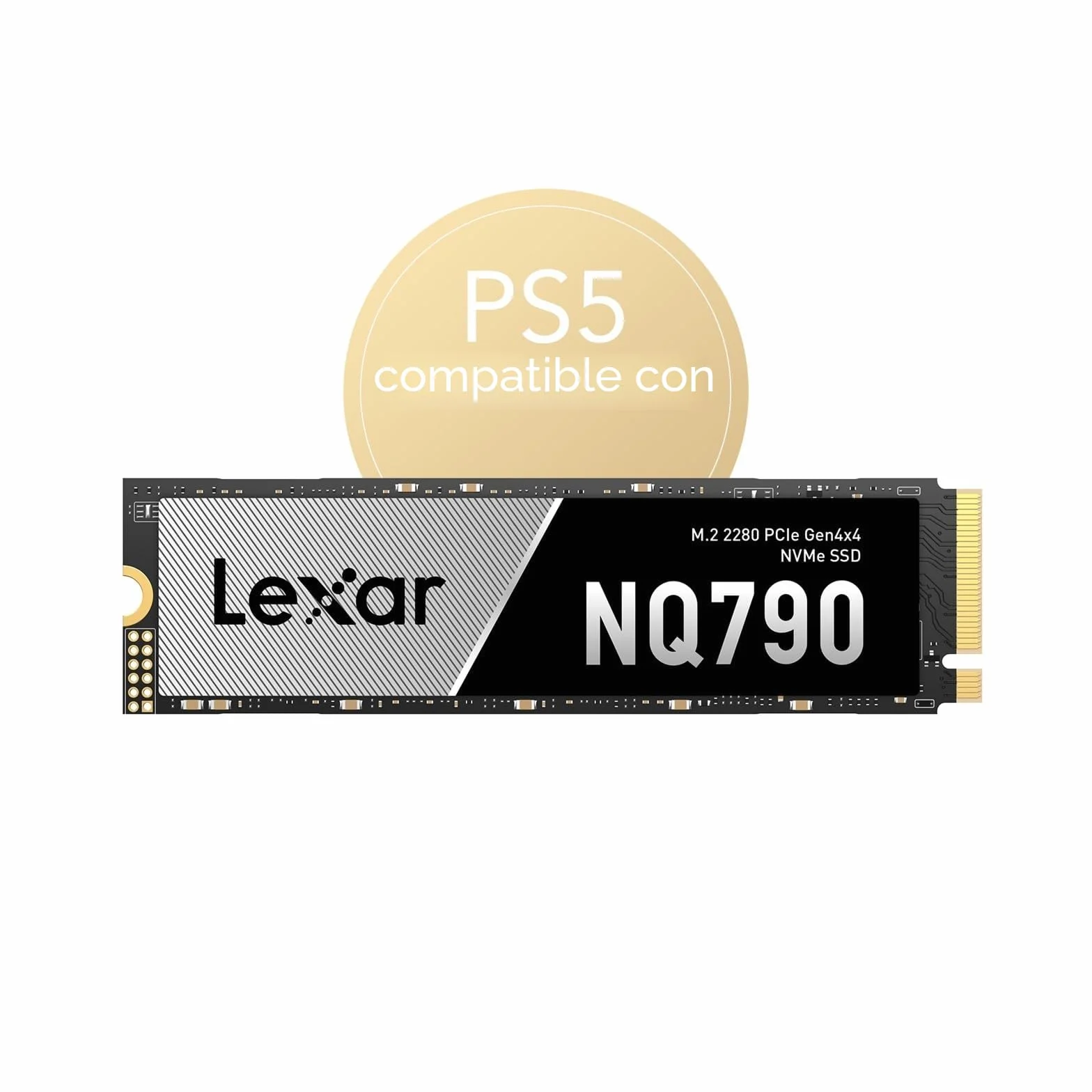 Lexar NQ790 2TB, M.2 2280 PCIe Gen4x4 NVMe 1.4 Internal, Up to 7,000MB/s Read, Up to 5,000MB/s Write, High Performance for Intense Workloads, PS5