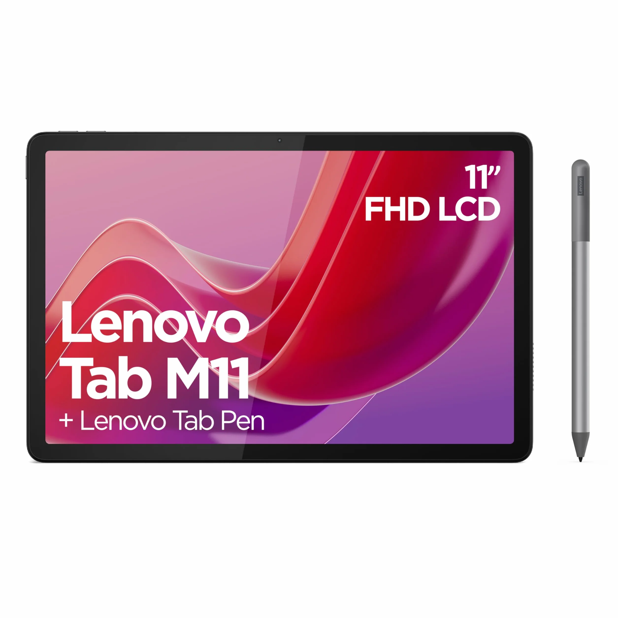 Lenovo Tablet Tab M11, Pantalla táctil de 11 Pulgadas, MediaTek G88, 4 GB de RAM, 128 GB eMMC 5.1, Android 13, Gris, Incluye Pen