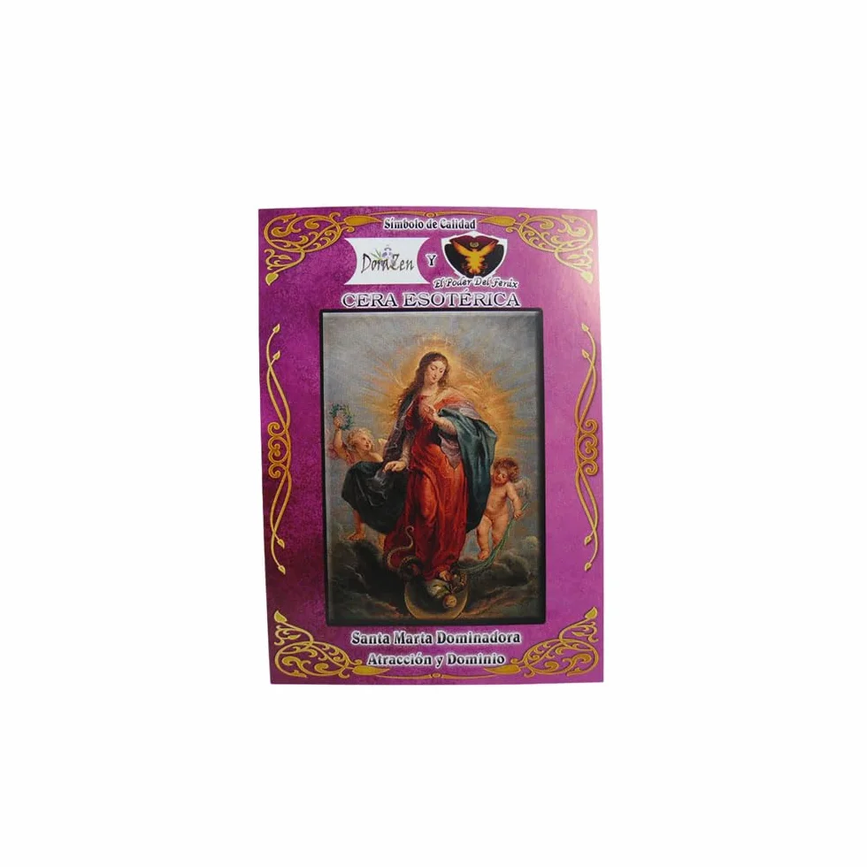 Velón Herbóreo Santa Marta Dominadora - Ritual esotérico de atracción y dominio