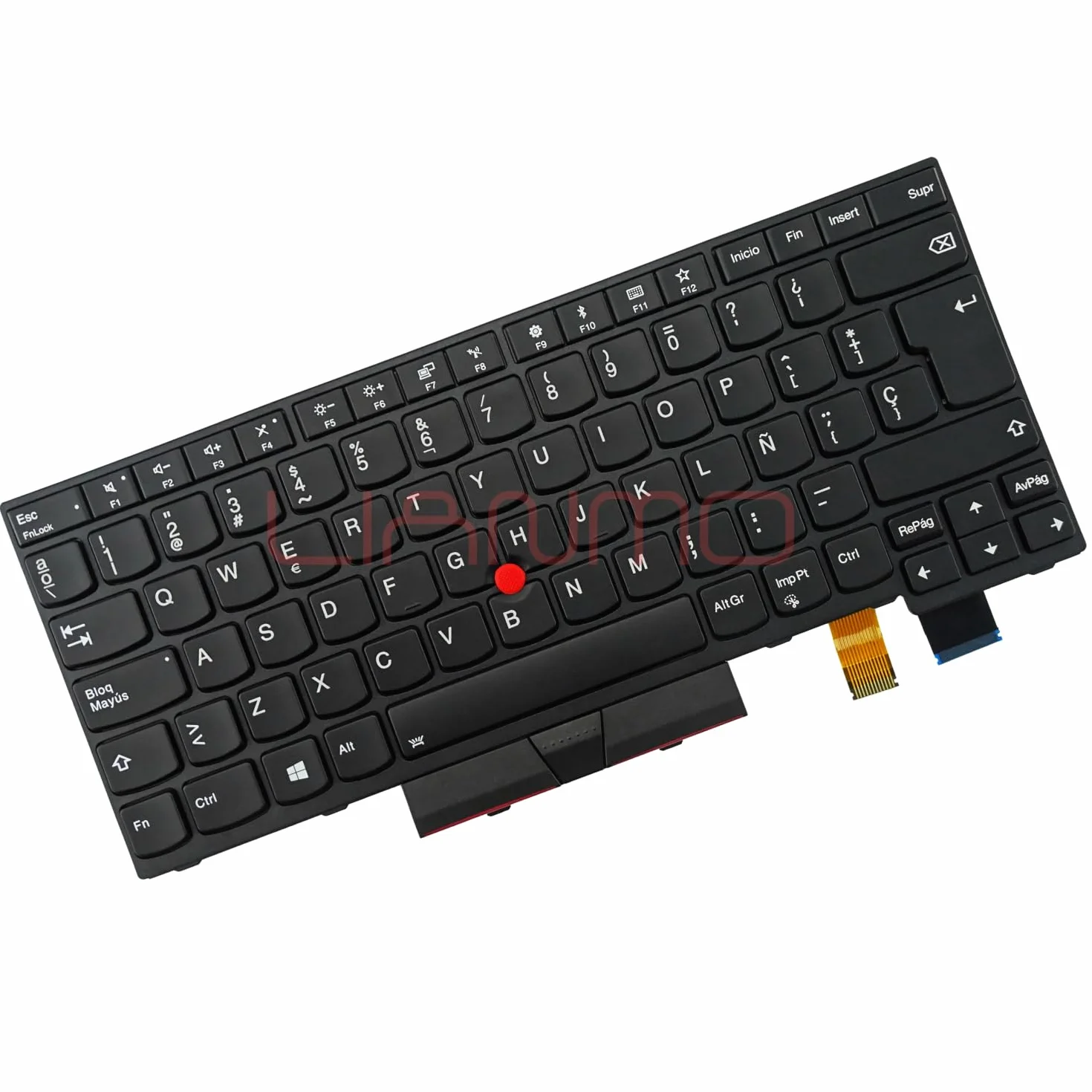 Teclado retroiluminado Compatible con Lenovo ThinkPad T470 T480 A475 A485 (Español)