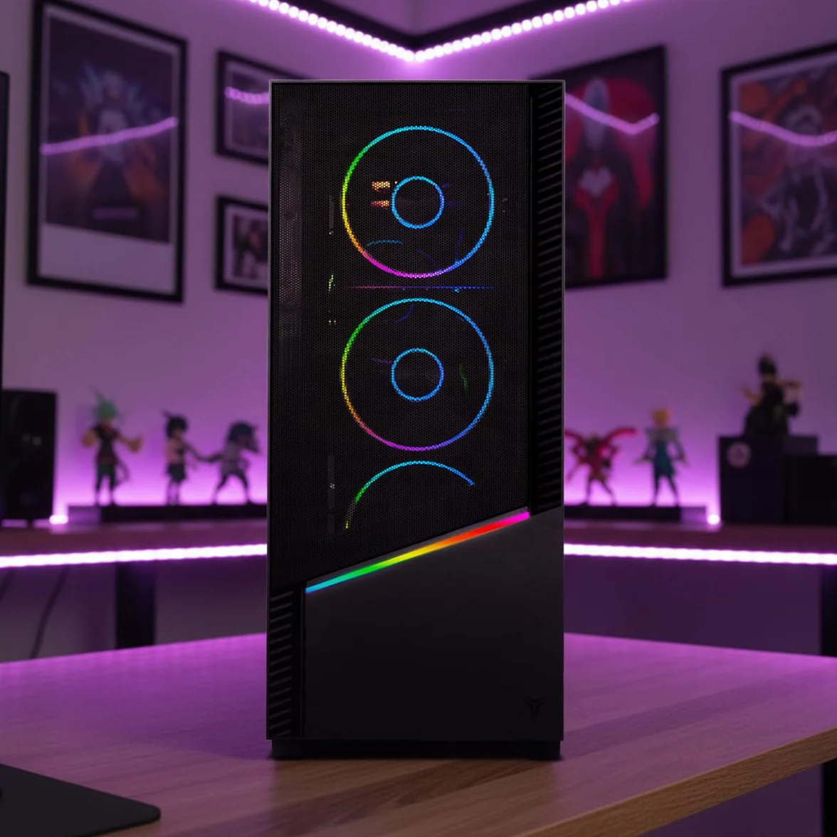 YEYIAN PC Gaming Elara Z5 Copilot Esports AMD Ryzen 5 9600X 6 Cores a 5,4 GHz | NVIDIA GeForce RTX 5060 8GB GDDR7 | 32GB DDR5 6000 MHz | 1TB SSD M.2 NVMe Gen4 | LAN, WiFi, Bluetooth | Windows 11 Pro