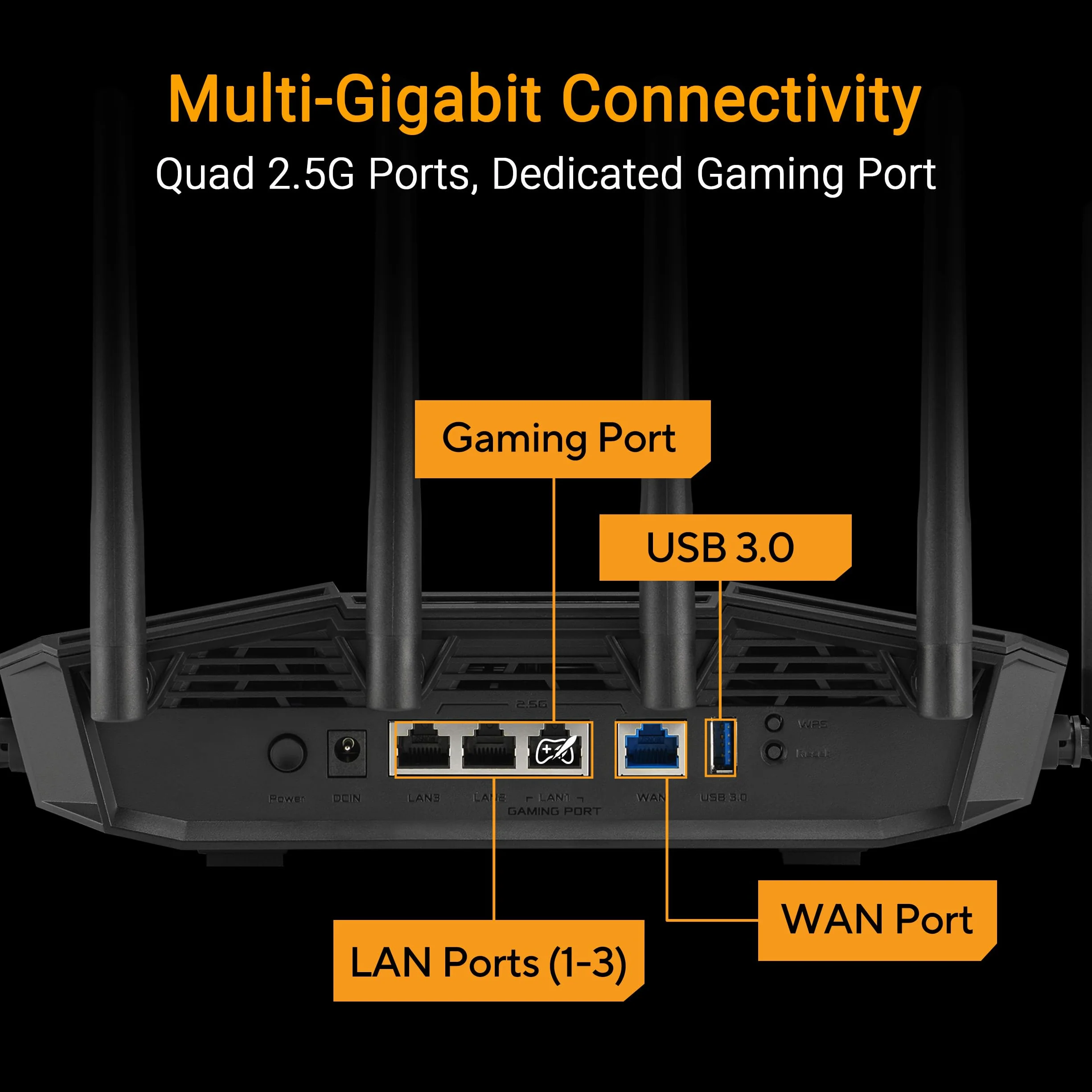 Asus - Routeur TUF Gaming BE9400 WiFi 7 Tri-Bande