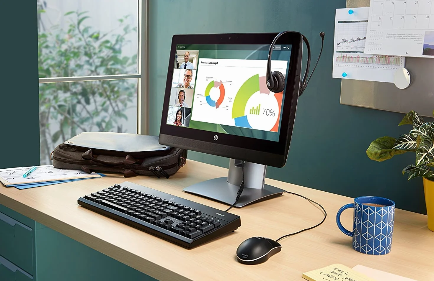 HP Pantalla táctil todo en uno Intel I5 6500 8GB SSD 240 Windows 11 Desktop 20 pulgadas Wi-Fi - PC con cable completo (solo PC) (renovado)