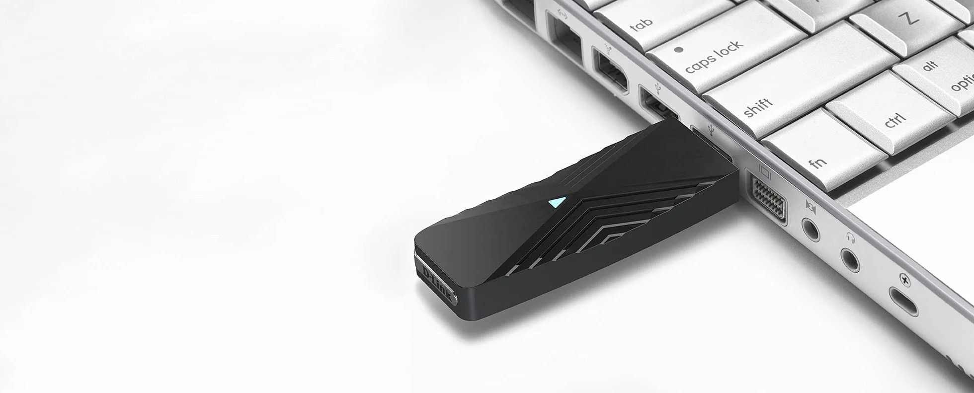 D-Link Adaptador DWA-X1850 AX1800 Wi-Fi 6 USB, 802.11ax, doble banda de 2,4/5 GHz, alta velocidad de 1200 Mbps, OFDMA, MU-MIMO, WPA3, compatible con Windows 10