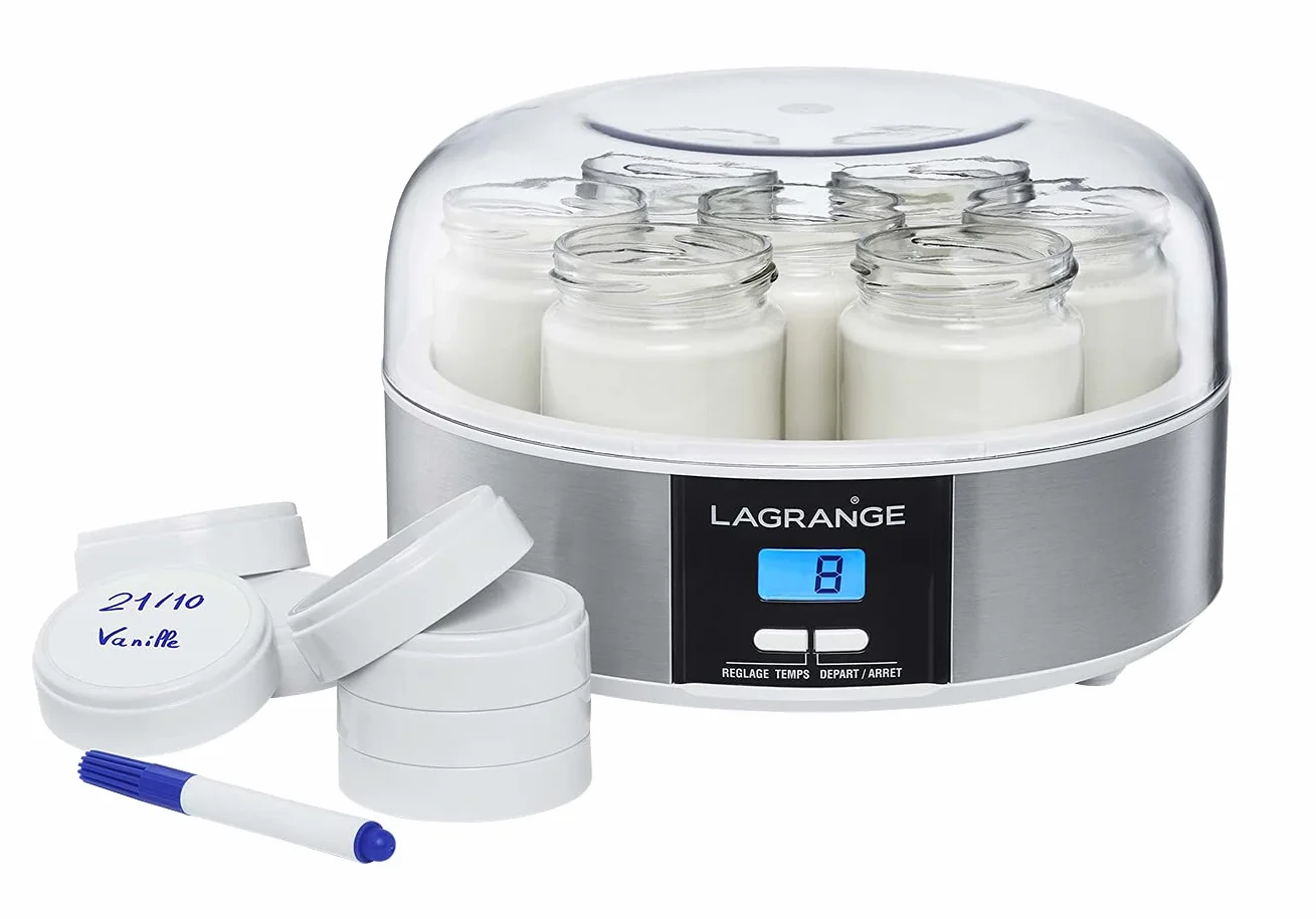 Lagrange 439101 Yogurtera 7 envases Fabricante de Yogur marrón