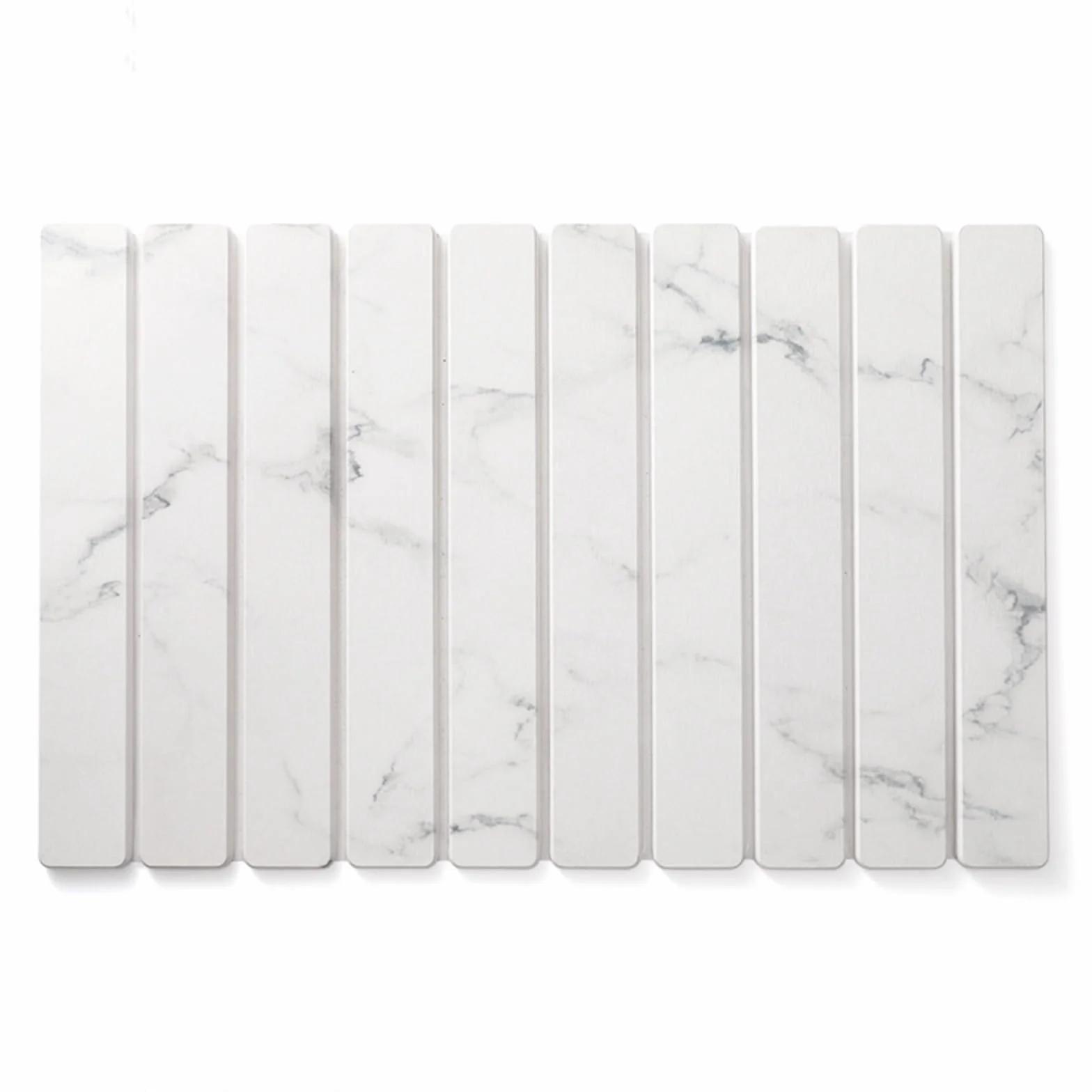 Escurreplatos de piedra 60x39cm antideslizante plegable absorbente para encimera cocina