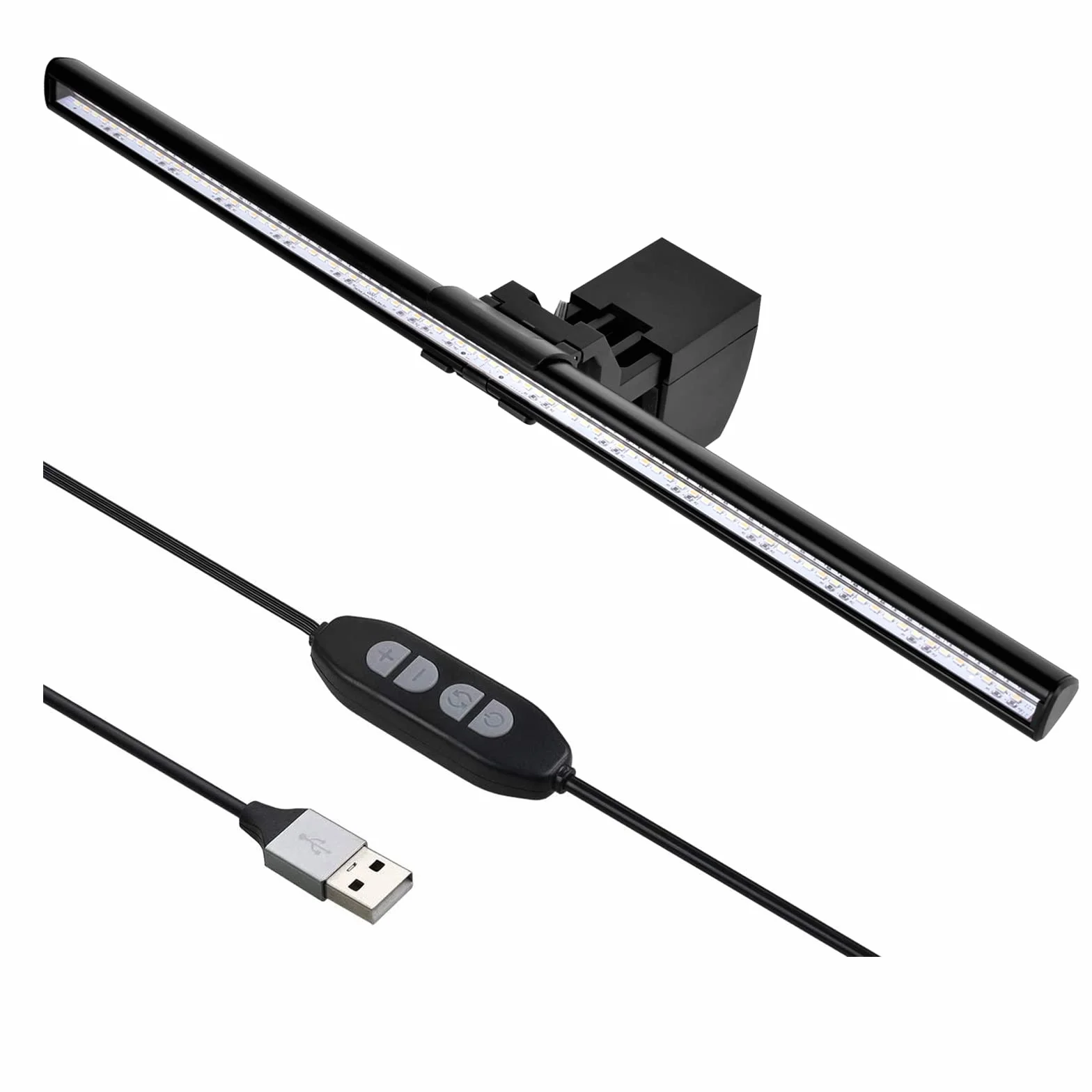 Wodgreat Lámpara Monitor Ordenador 40cm, Barra de Luz de Monitor Usb con Atenuación Automática y Control Táctil,Lámpara de Trabajo Led para el Cuidado de Los Ojos