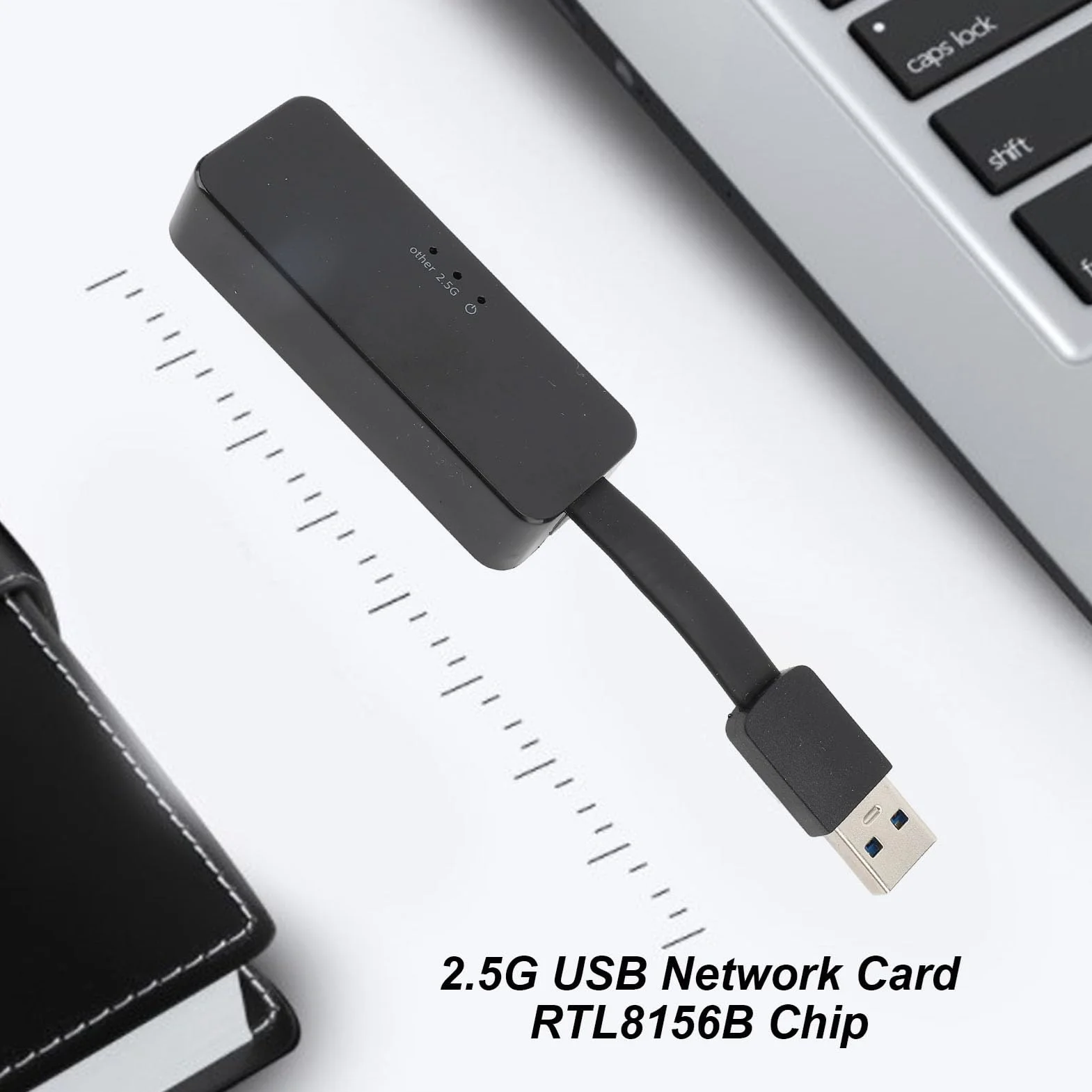 SENECESLI USB en el Adaptador Ethernet, el Adaptador de Rendimiento Estable RJ45 a USB3.0 Admite 10 100 1000 Mbit/S para PC