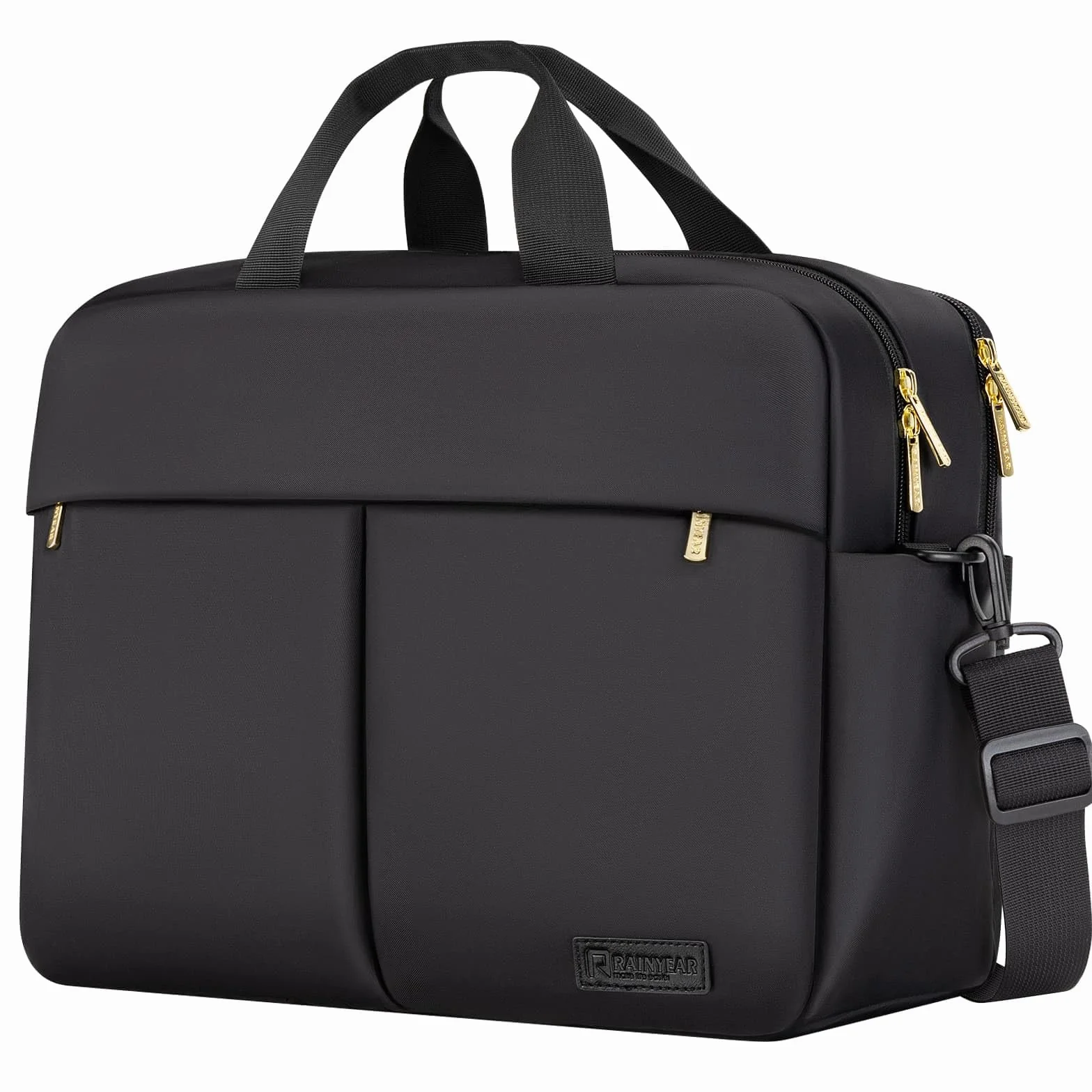 RAINYEAR Bolso para portátil de 15,6 pulgadas Bolso mensajero para portátil Bolso para mujer Maletín para negocios Oficina Viajes Bolso pequeño para ordenador