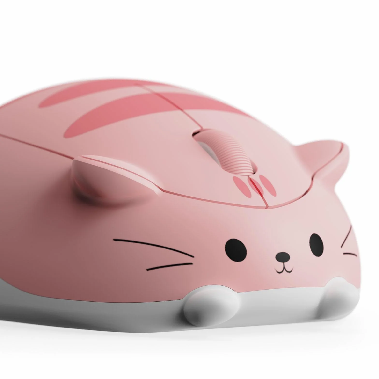 Akko Ratón Inalámbrico Gato Rosa Bluetooth Clic Silencioso Tri-Mode 3200 dpi | Lindo ratón gato, clic silencioso, Bluetooth 3.0/5.0 y receptor inalámbrico USB-A para ordenador portátil y escritorio