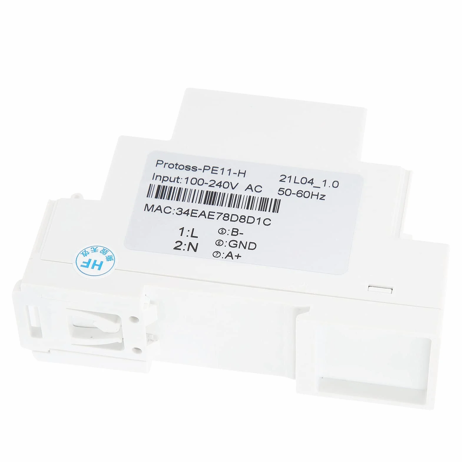 Montaje en riel de RS485 a Servidor Serie Ethernet PE11‑H Enrutador de Servidor Serie RS485 a Ethernet 100-240 V CA PE11-H para FreeRTOS