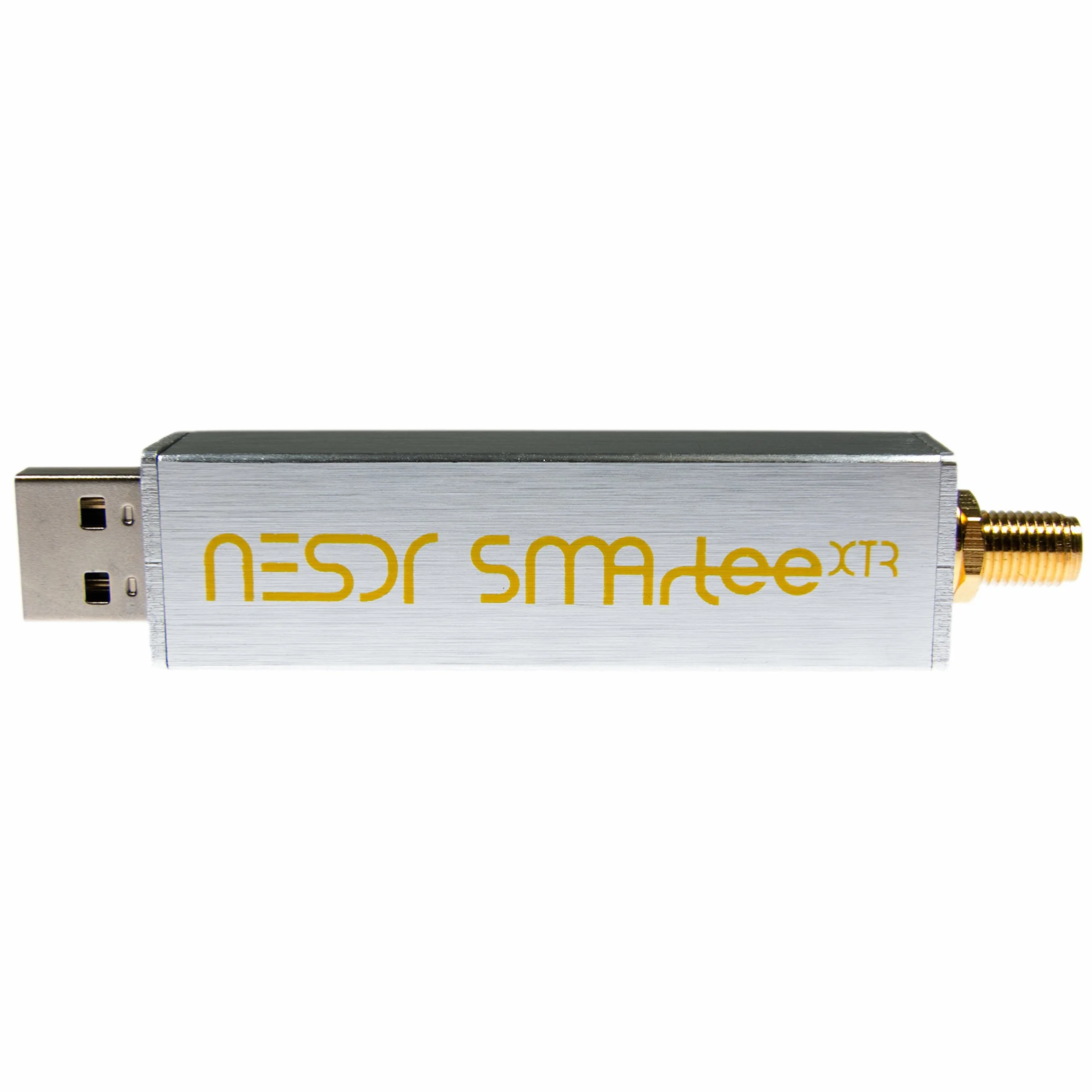 NooElec NESDR SMArTee XTR SDR - Premium RTL-SDR con rango de ajuste extendido, recinto de aluminio, T de polarización, 0,5PPM TCXO, entrada SMA. Radio Definida por Software RTL2832U y E4000