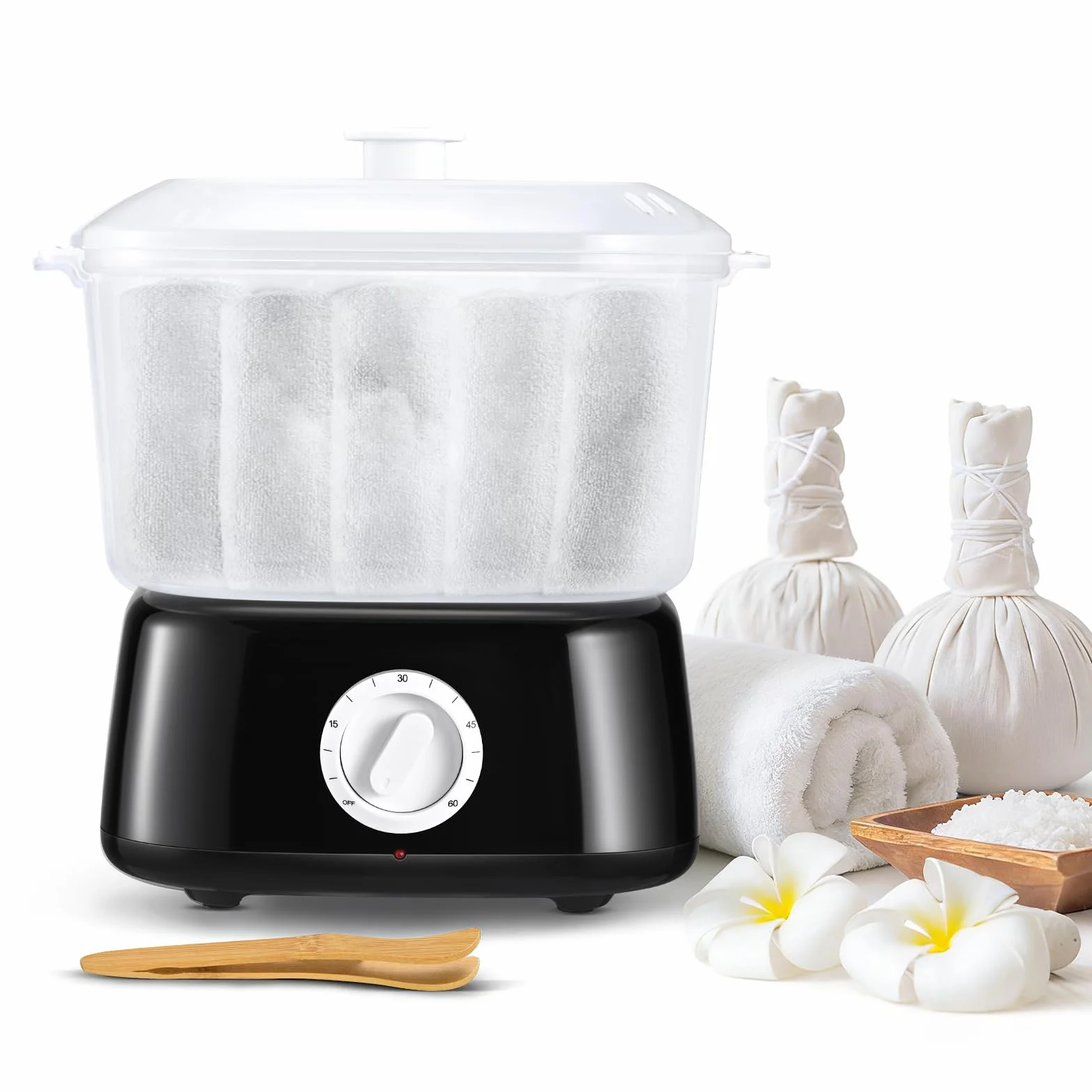 Calentador Toallas, Calentador de Toallas con Clip, Calentador Toallas Electrico de Gran Capacidad de 3L, Calentador de Toallas Estetica de Calentamiento Rápido para SPA, Uso Doméstico