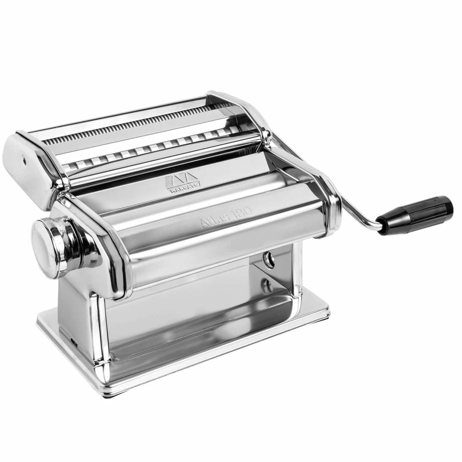 Marcato Atlas 180 Máquina para Pasta Acero Cromado 3 Accesorios